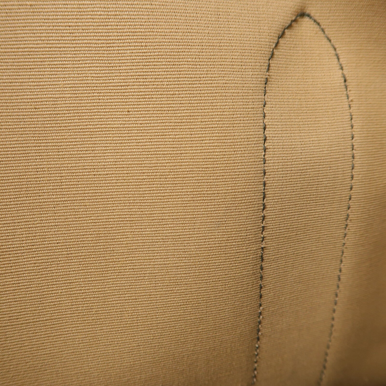 HERMES 帆布GardenParty PM銀扣手挽袋Vert Amande/Trench