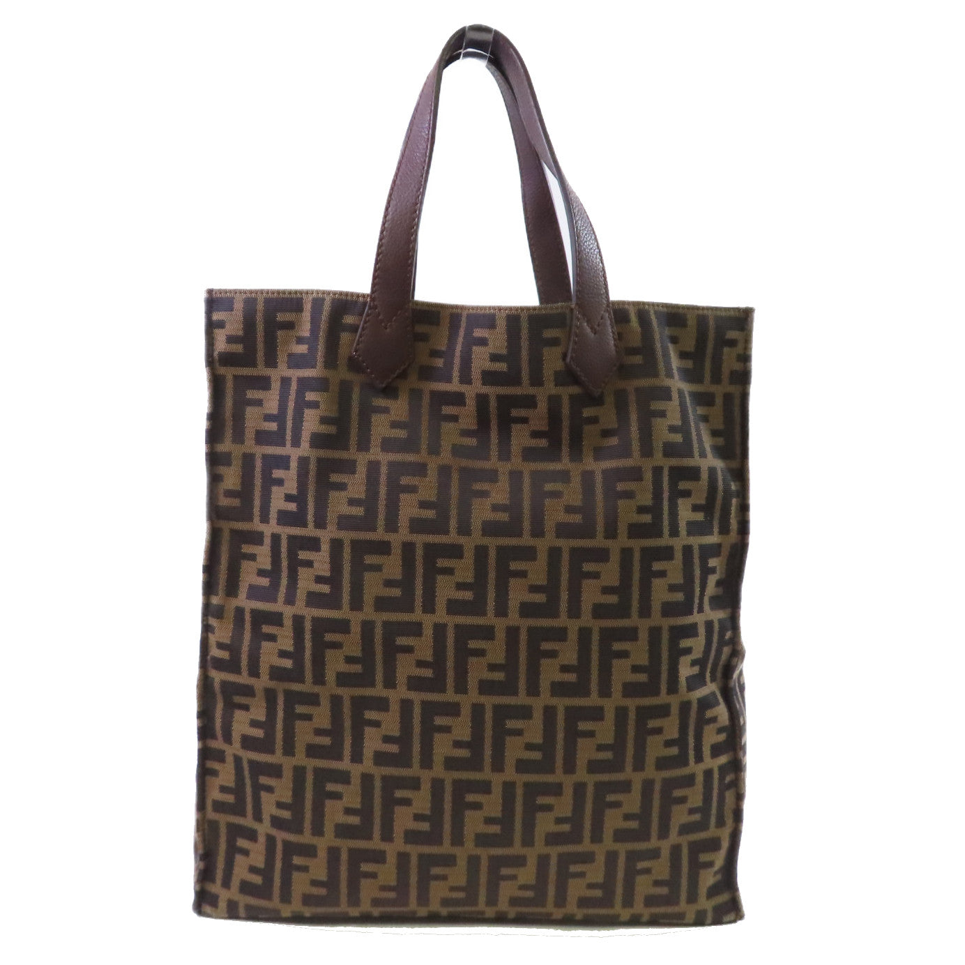 FENDI 帆布Zucca Tote Bag手挽袋啡色