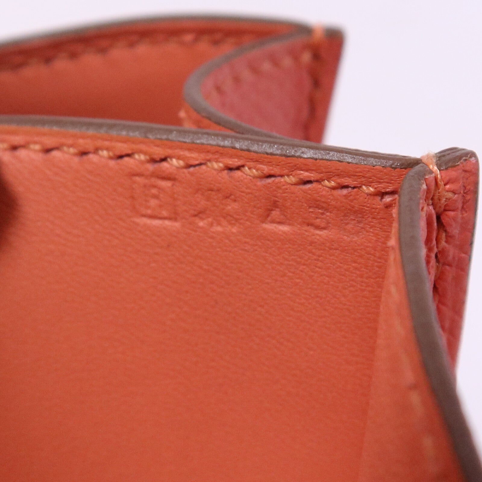 HERMES Epsom皮革Constance 24銀扣肩背袋Flamingo