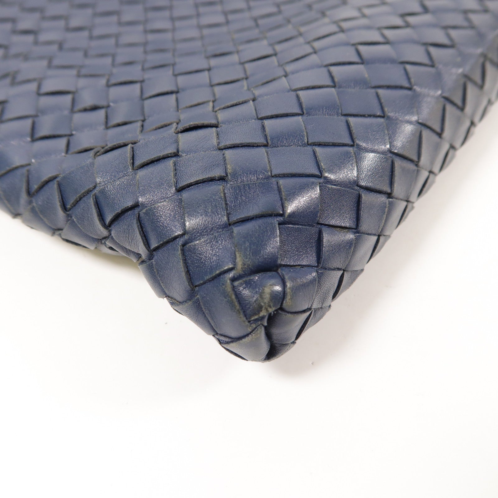 BOTTEGA VENETA BV Shoulder Bag Calfskin Leather Navy