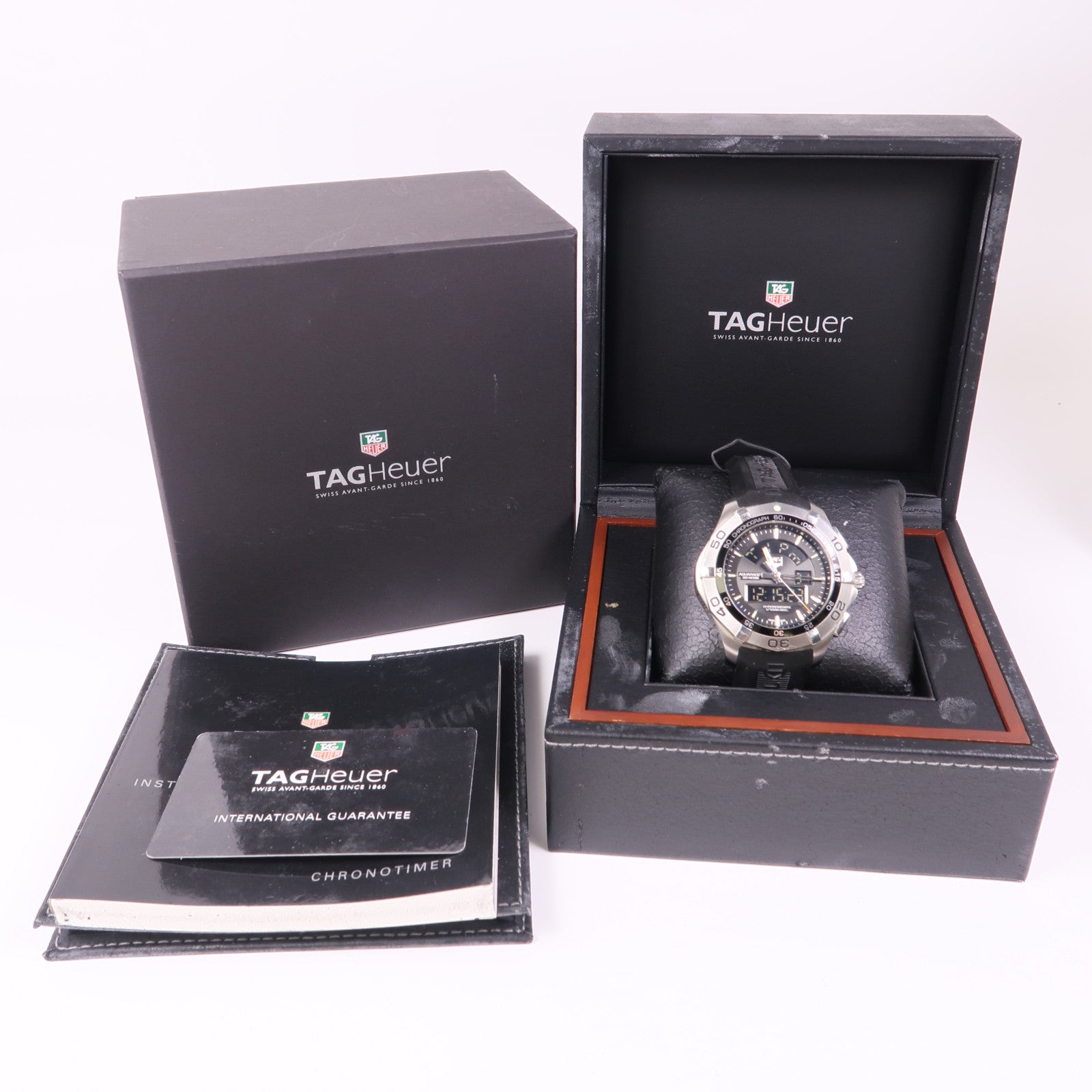 TAG HEUER Aquaracer 300M Quartz Watch CAF1010.FT8011 SS/Rubber Black
