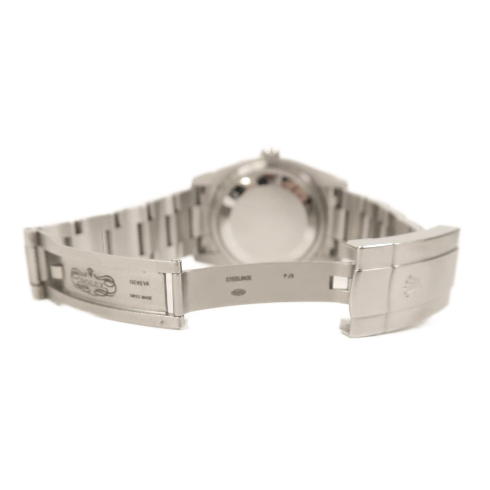 ROLEX Oyster Perpetual不鏽鋼手錶自動機芯黑色