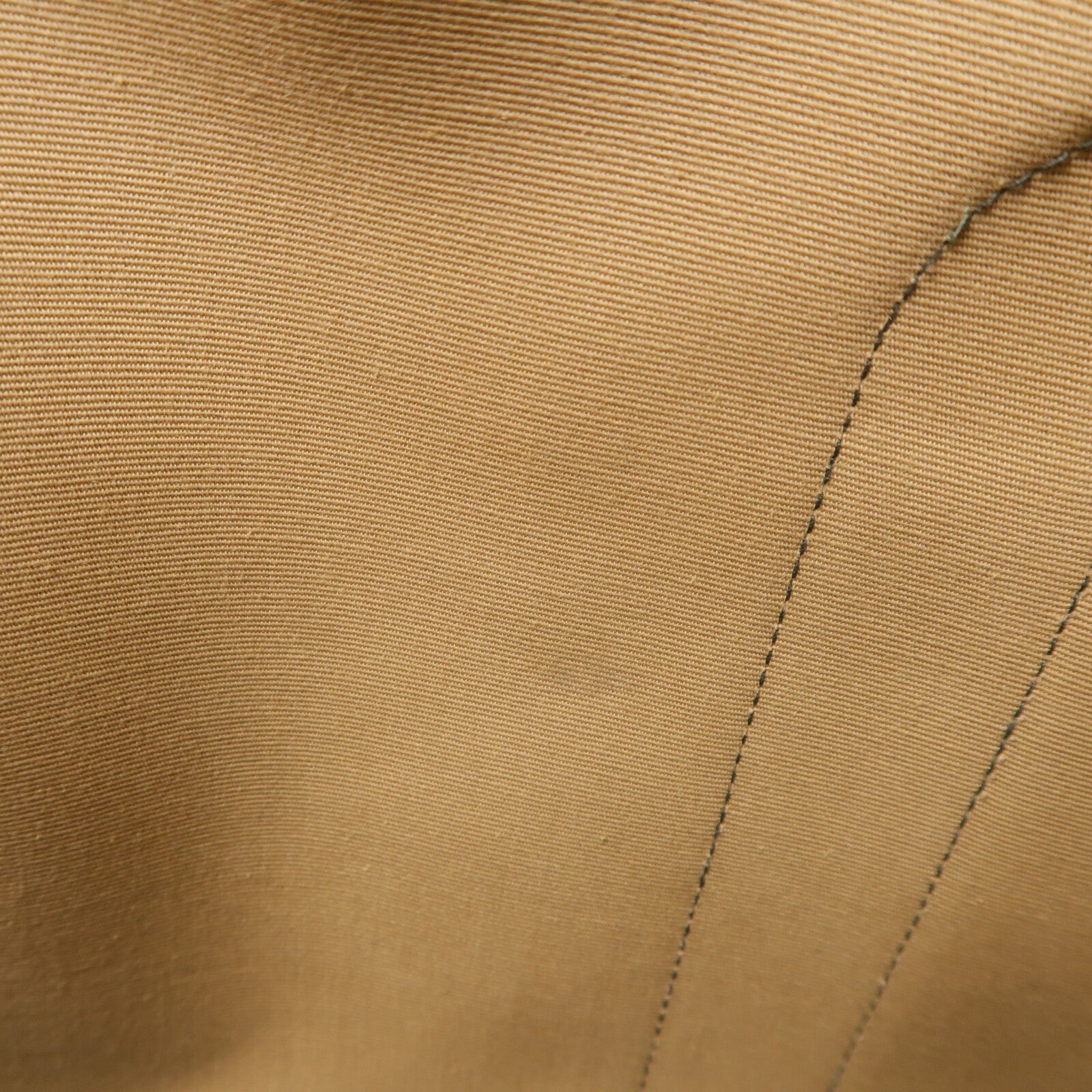 HERMES 帆布GardenParty PM銀扣手挽袋Vert Amande/Trench