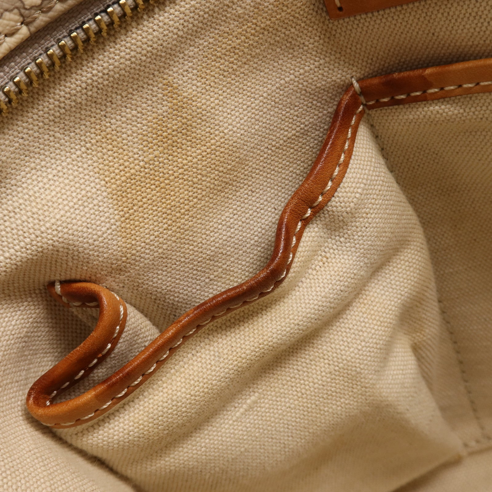 CELINE 塗層帆布Hand Bag金扣手挽袋