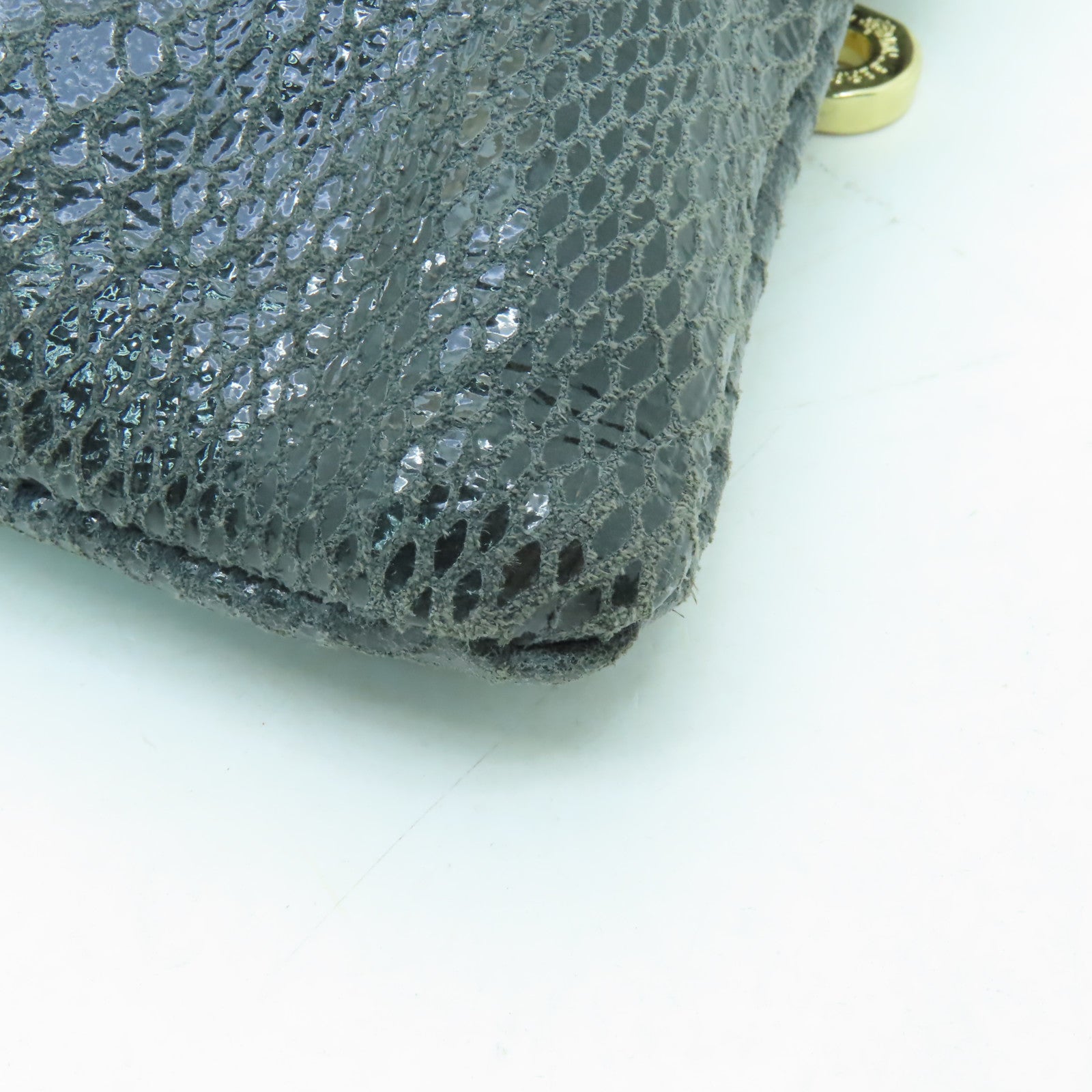 MULBERRY 【激減優惠】牛皮皮革Shoulder Bag金扣肩背袋灰色
