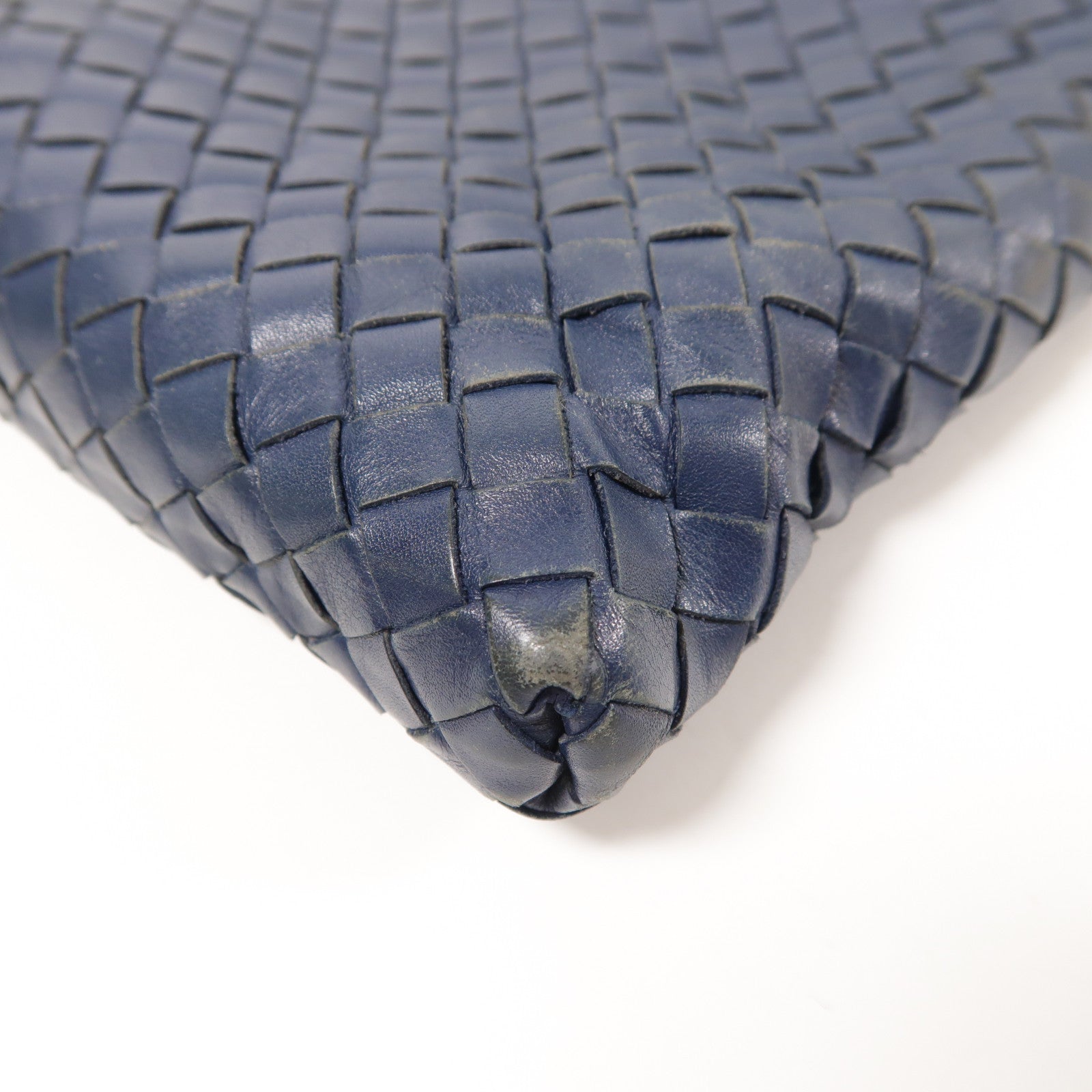 BOTTEGA VENETA BV Shoulder Bag Calfskin Leather Navy