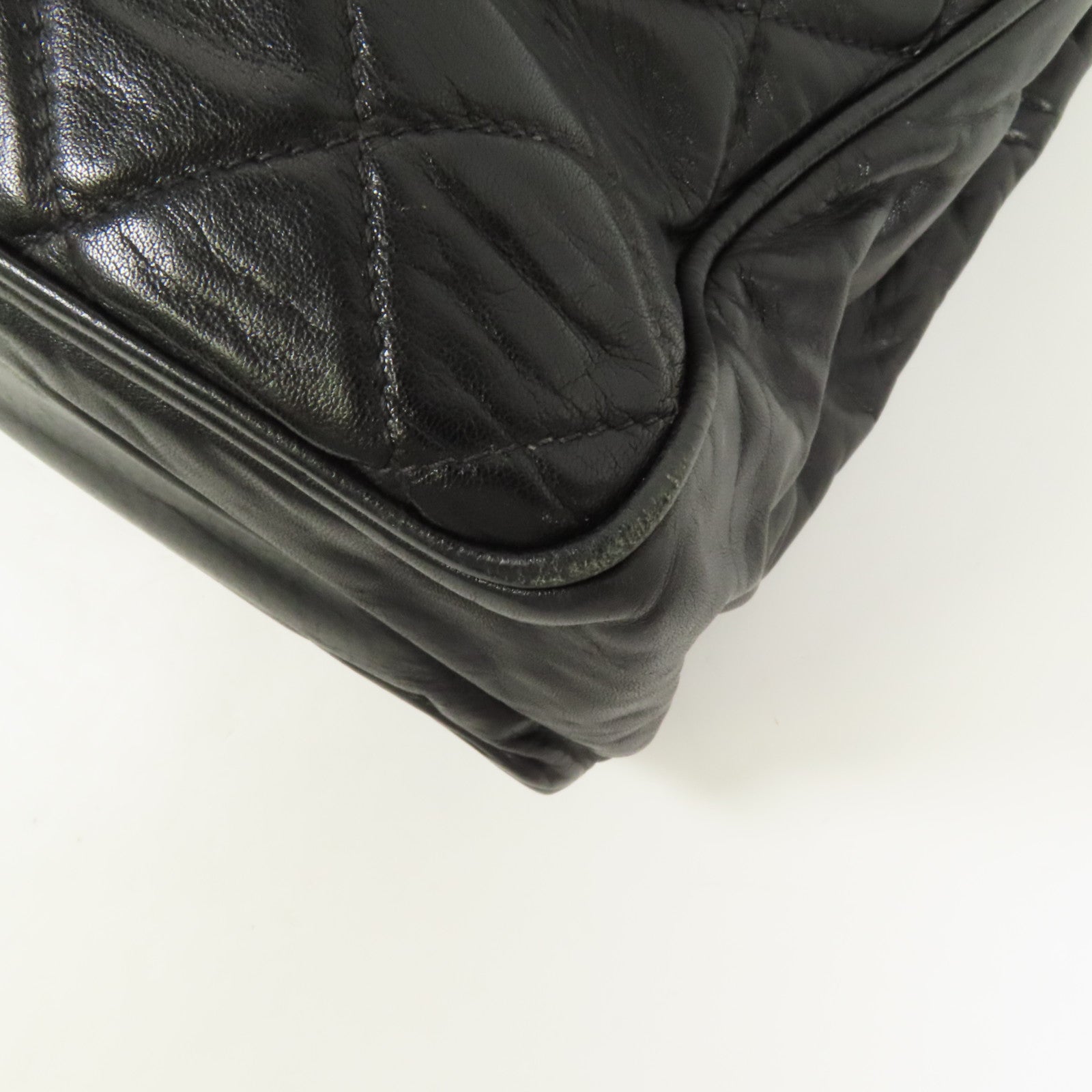 CHANEL 羊皮皮革Shoulder Bag金扣肩背袋