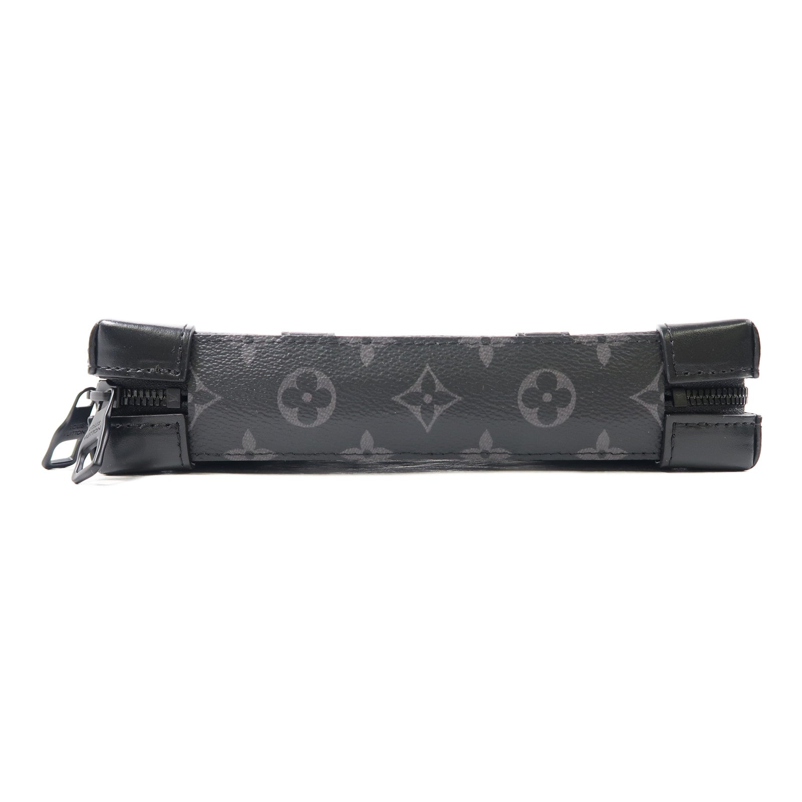 LOUIS VUITTON Monogram Eclipse Soft Trunk Wallet肩背袋黑色