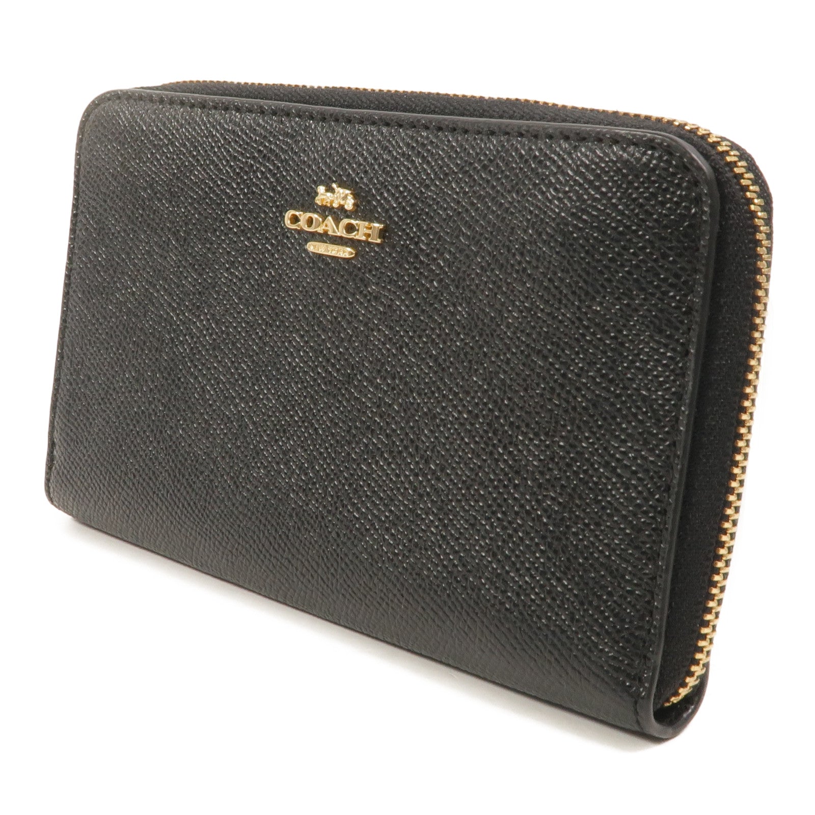 COACH 牛皮皮革Zip Around Wallet長錢包