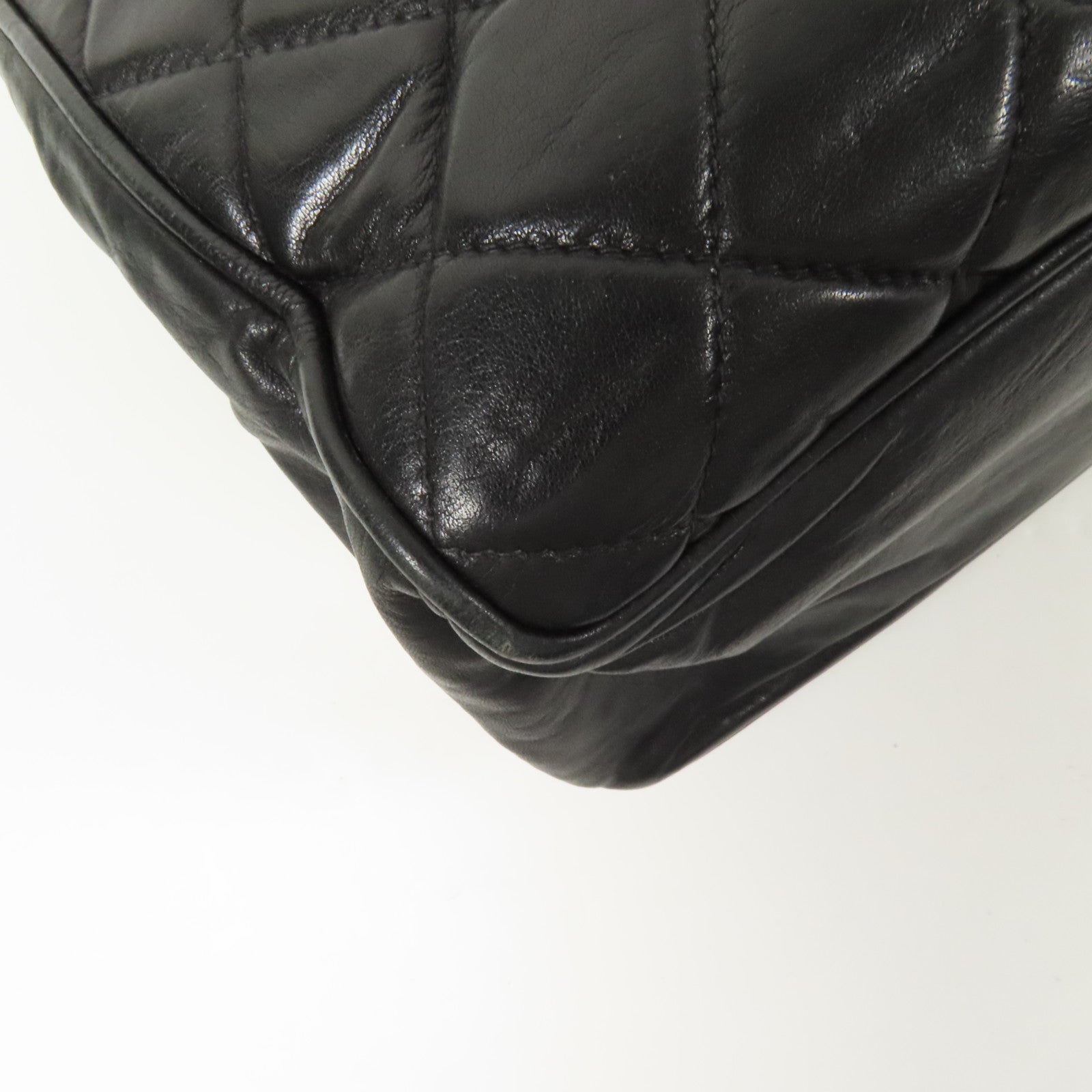 CHANEL 羊皮皮革Shoulder Bag金扣肩背袋