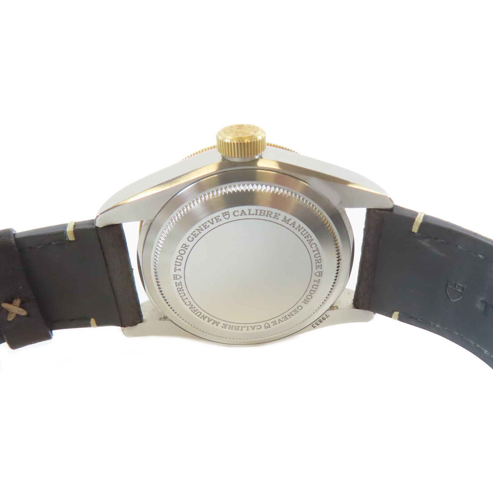 TUDOR Automatic Black Bay GMT 18K黃金/不鏽鋼自動機芯手錶黑色#19cm