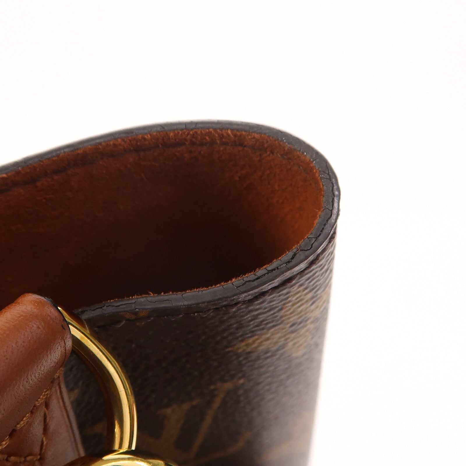 LOUIS VUITTON Monogram NeoNoe MM金扣肩背袋棕色