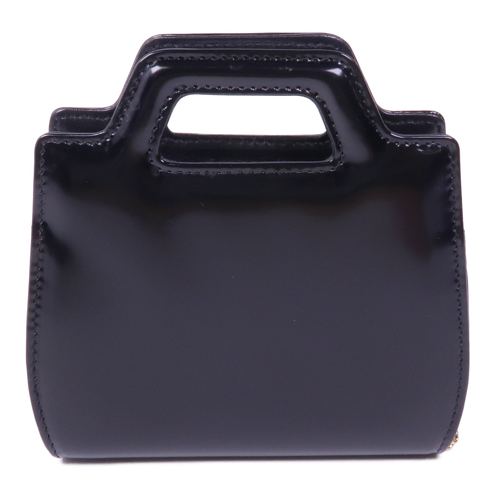 Salvatore Ferragamo 牛皮皮革Micro Wanda Bag金扣手挽肩背兩用袋