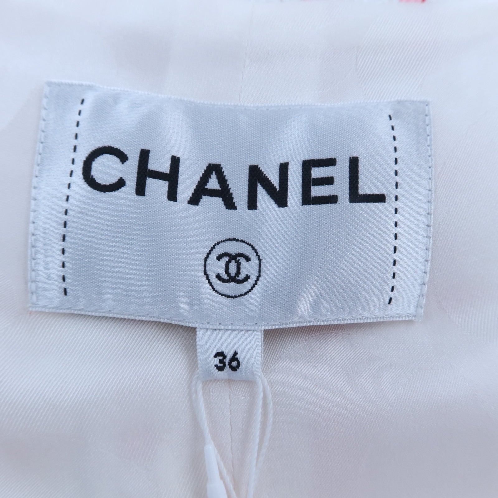 CHANEL Cotton/Acrylic Collarless Jacket外套