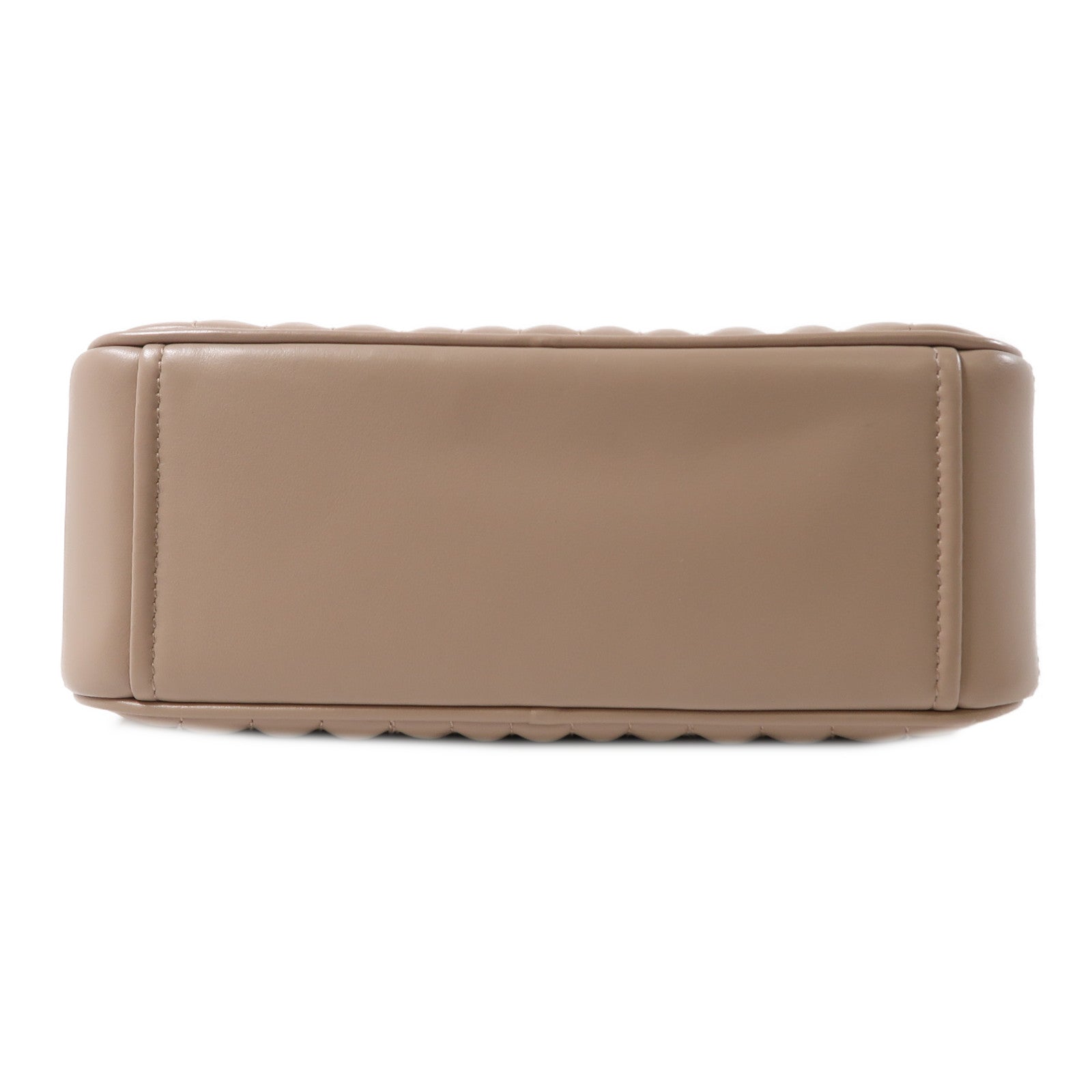 PRADA 牛皮皮革Shoulder Bag銀扣鏈帶肩背袋粉紅色