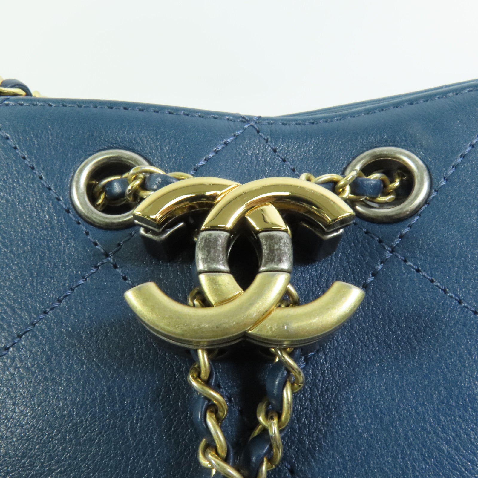 CHANEL 牛皮皮革Chain Shoulder鏈帶肩背袋