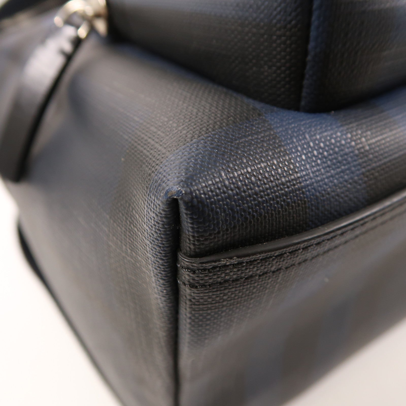 BURBERRY 塗層帆布Backpack銀扣背包
