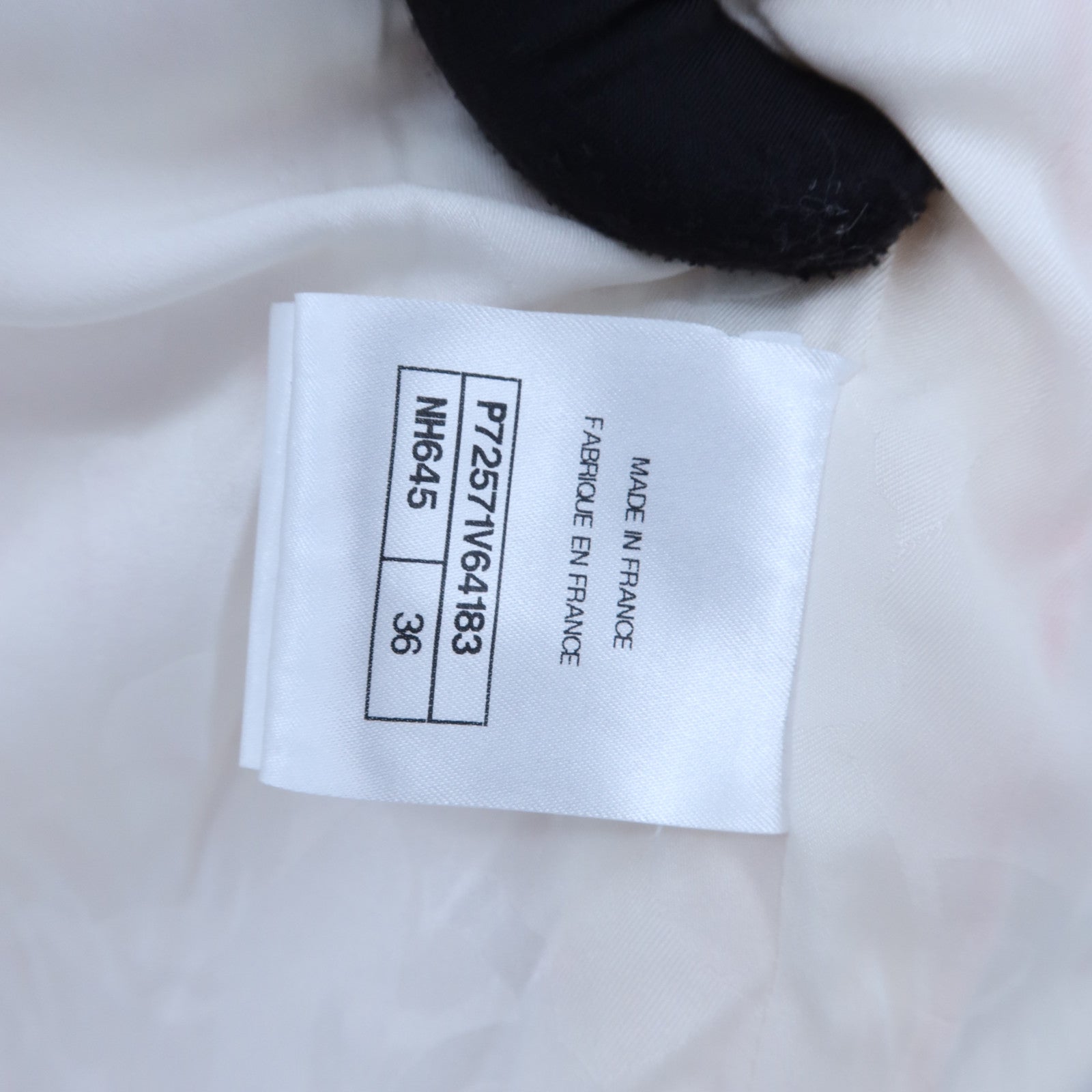 CHANEL Cotton/Acrylic Collarless Jacket外套