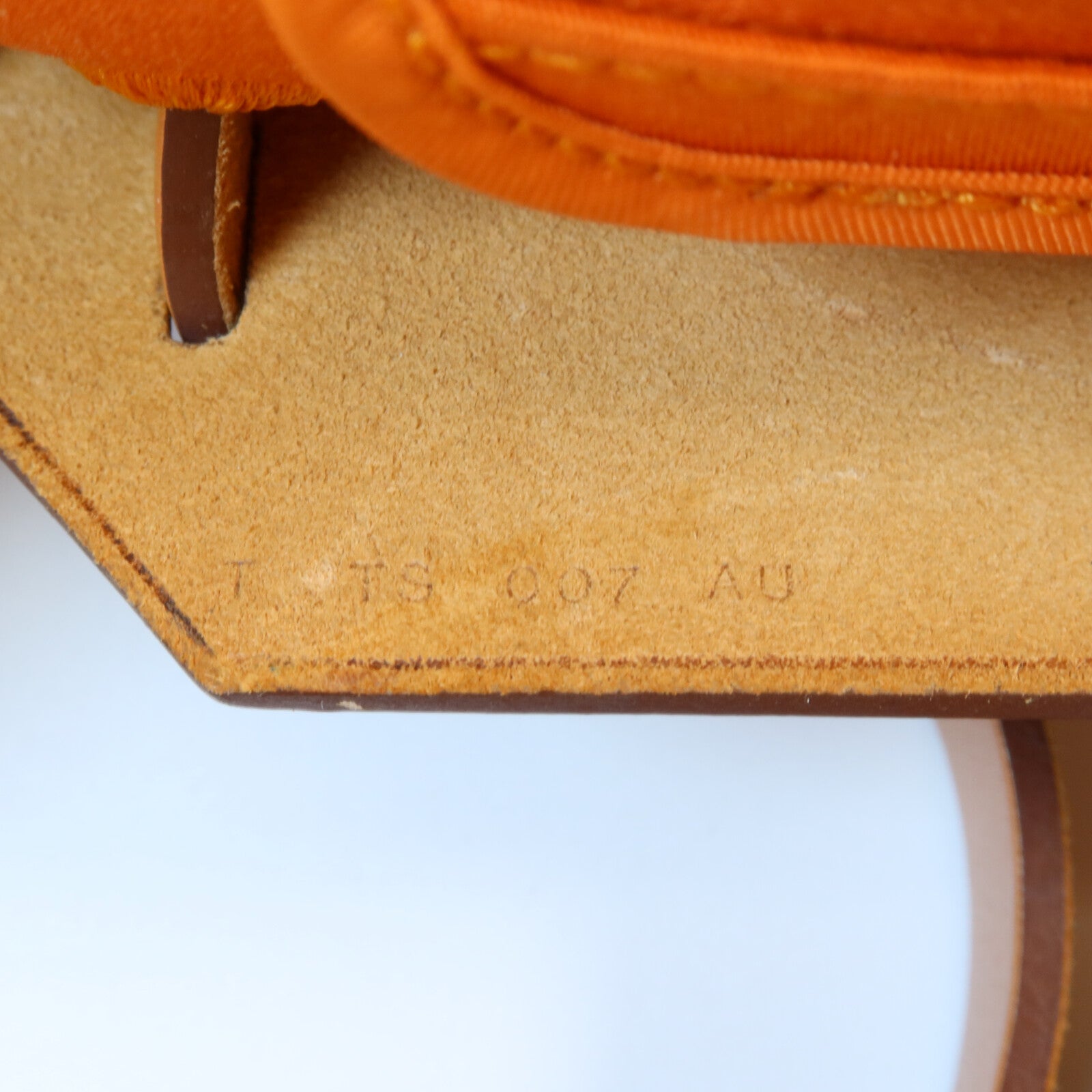 HERMES 帆布Herbag PM手挽肩背兩用袋Orange