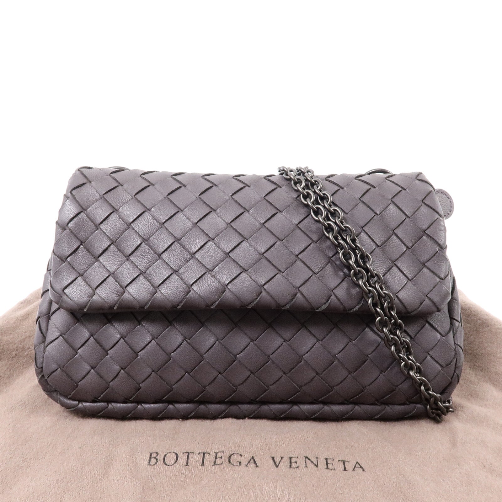 BOTTEGA VENETA 羊皮皮革2 Way Shoulder Bag鏈帶肩背袋