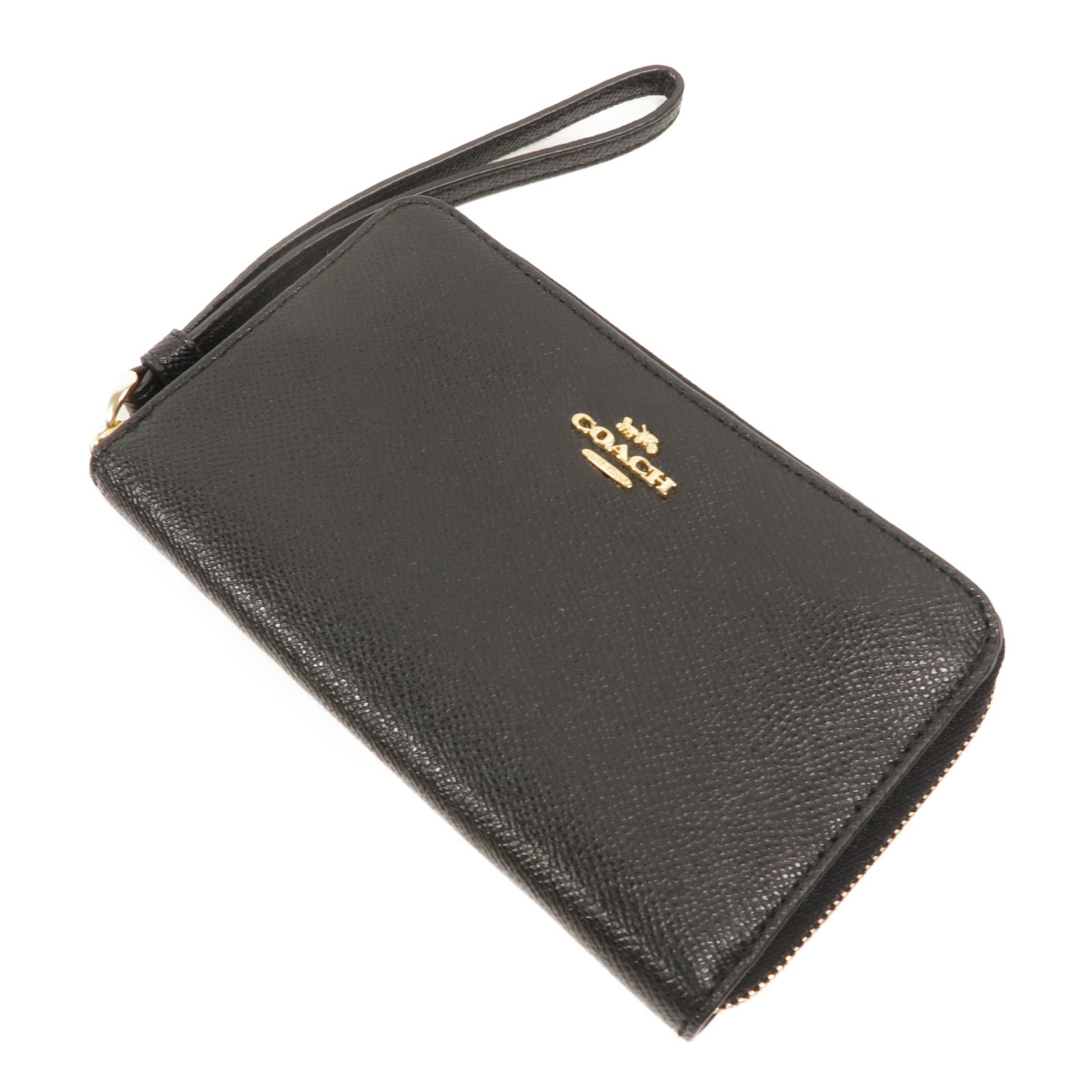 COACH 牛皮皮革Zip Around Wallet長錢包