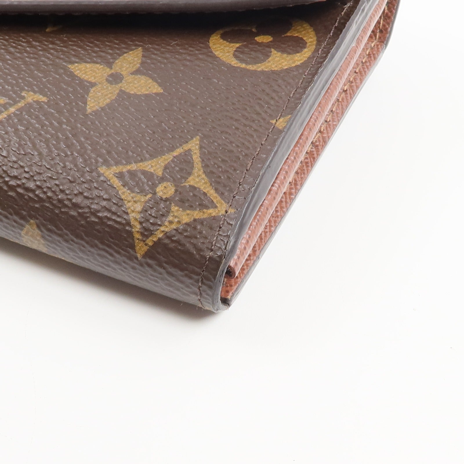 LOUIS VUITTON Monogram Portefeuille Sarah金扣長錢包
