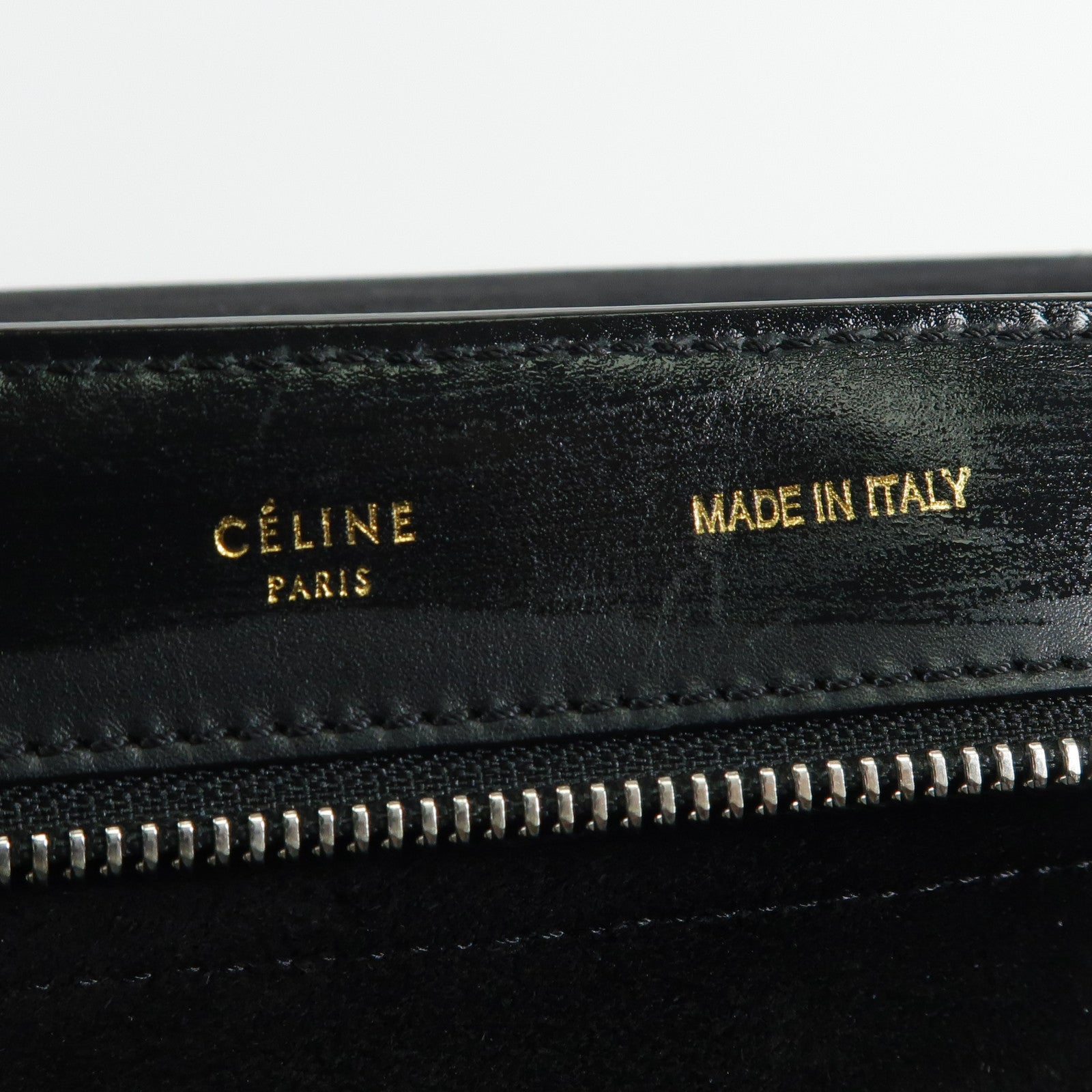 CELINE 【激減優惠】牛皮皮革Trapeze銀扣手挽袋