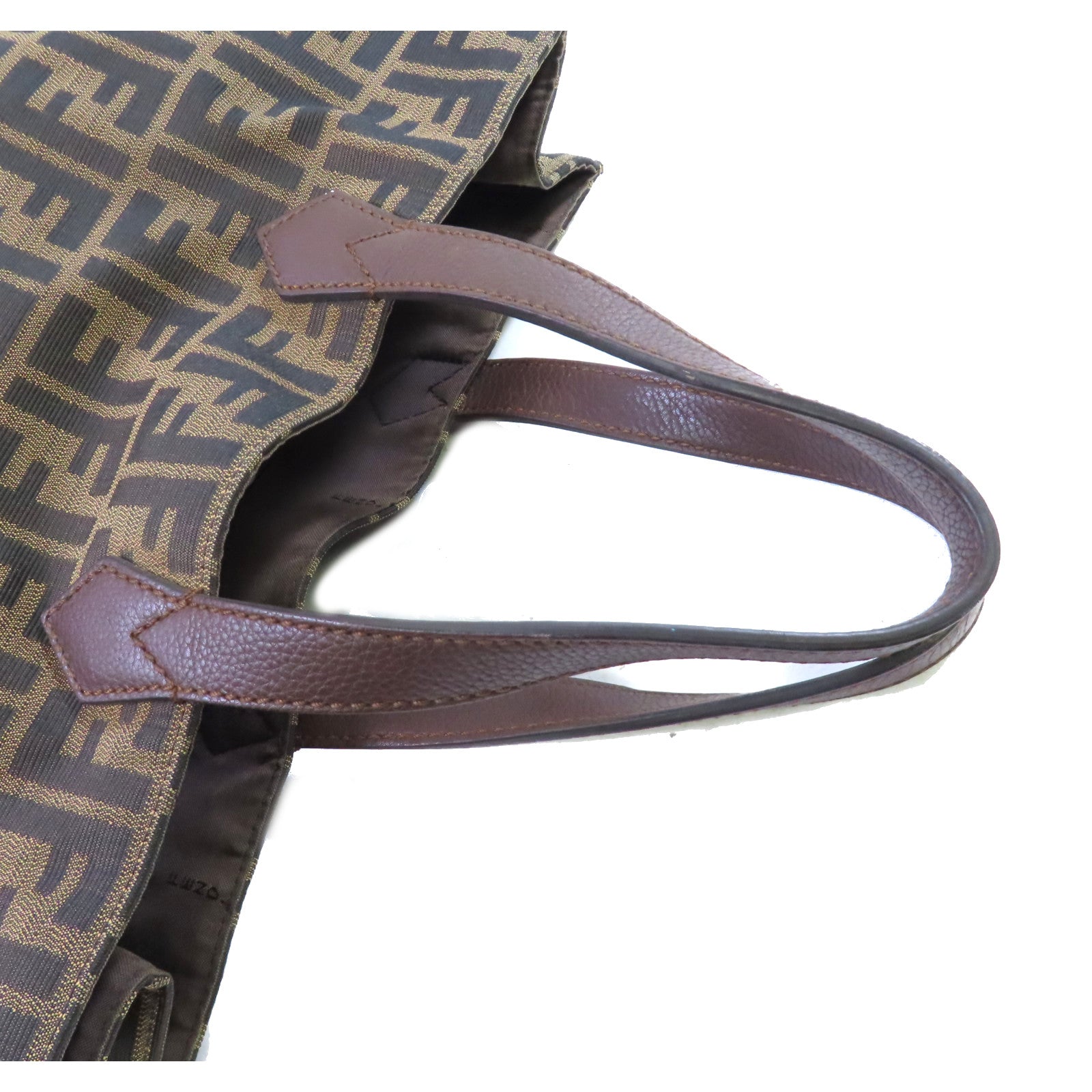FENDI 帆布Zucca Tote Bag手挽袋啡色