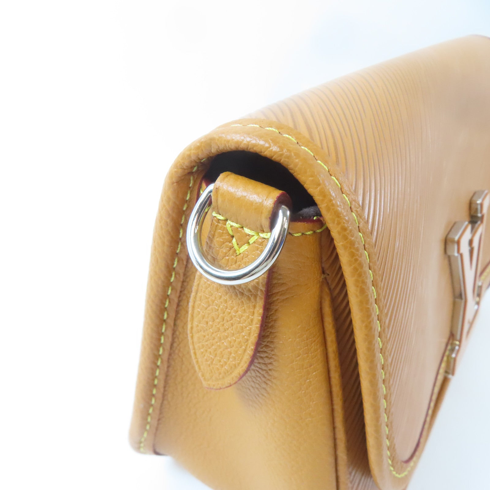 LOUIS VUITTON Epi Buci銀扣肩背袋啡色
