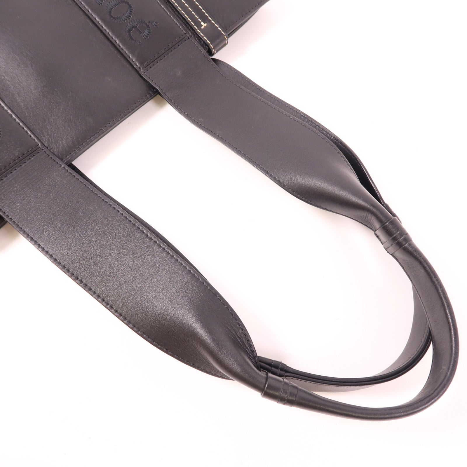 Chloe 牛皮皮革Medium Woody Tote Bag肩背袋