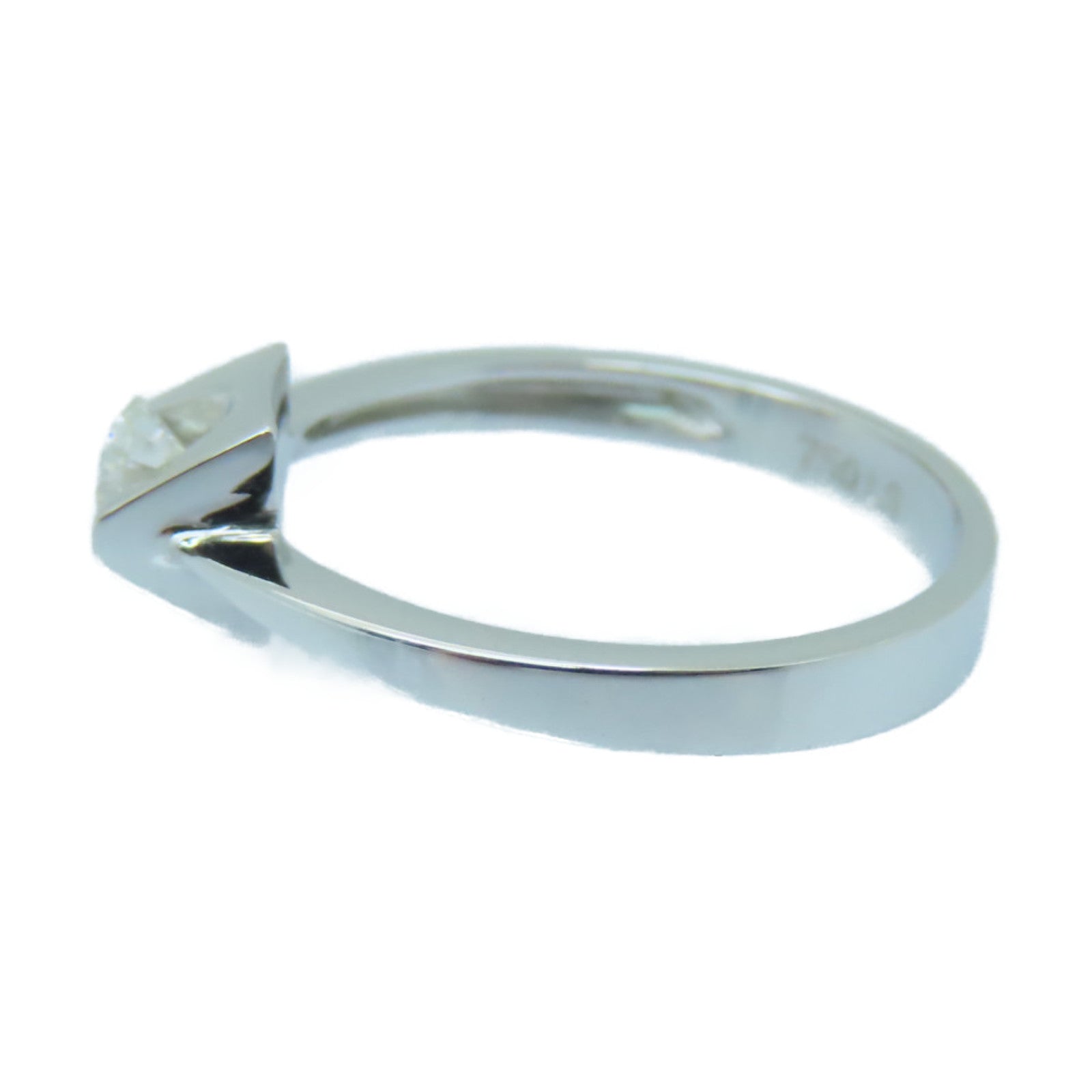 JEWELRY 【激減優惠】18K白金Diamond Ring 0.32ct鑽石戒指US#5.75
