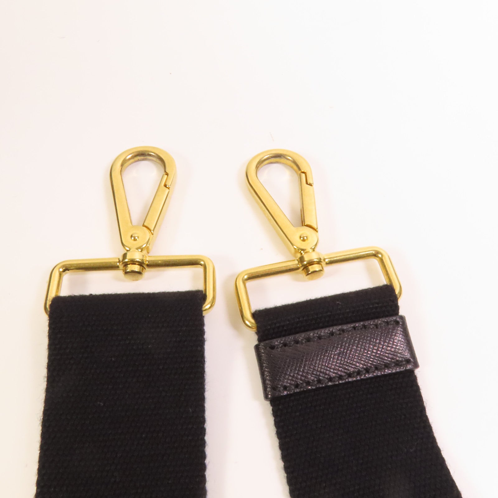 PRADA Denim Canapa金扣手挽肩背兩用袋