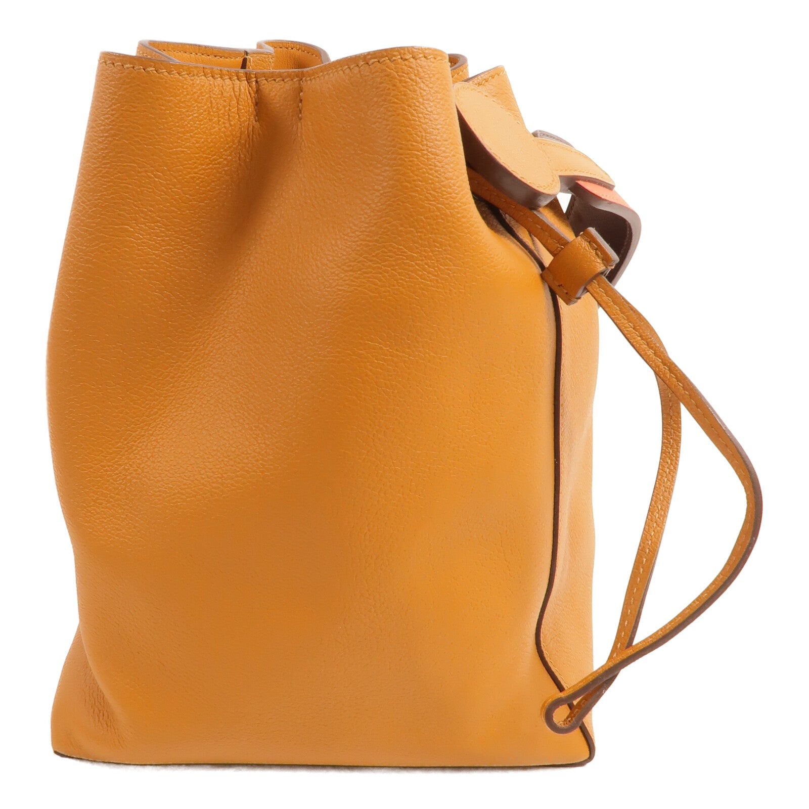 HERMES Evercolor皮革Licol 17肩背袋Toffee