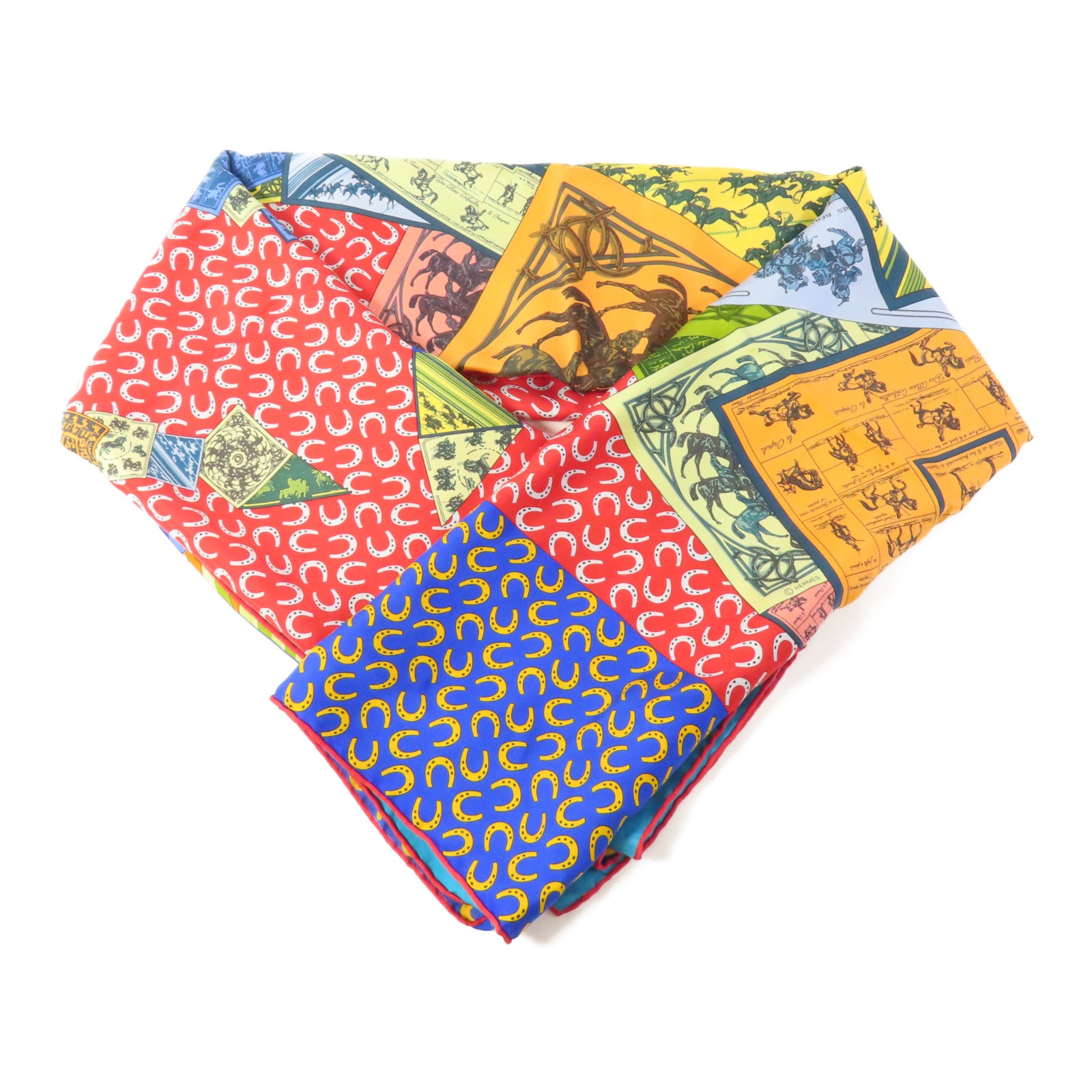 HERMES 絲質140x140圍巾