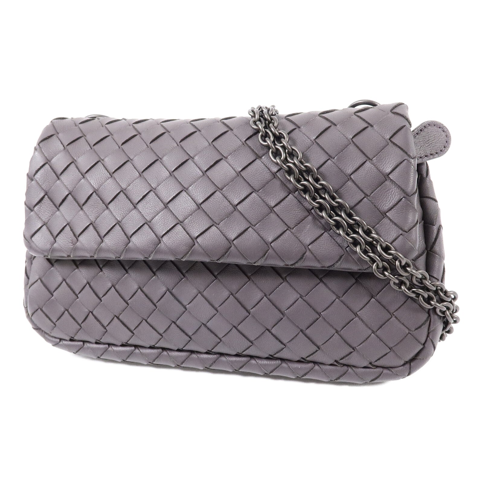 BOTTEGA VENETA 羊皮皮革2 Way Shoulder Bag鏈帶肩背袋