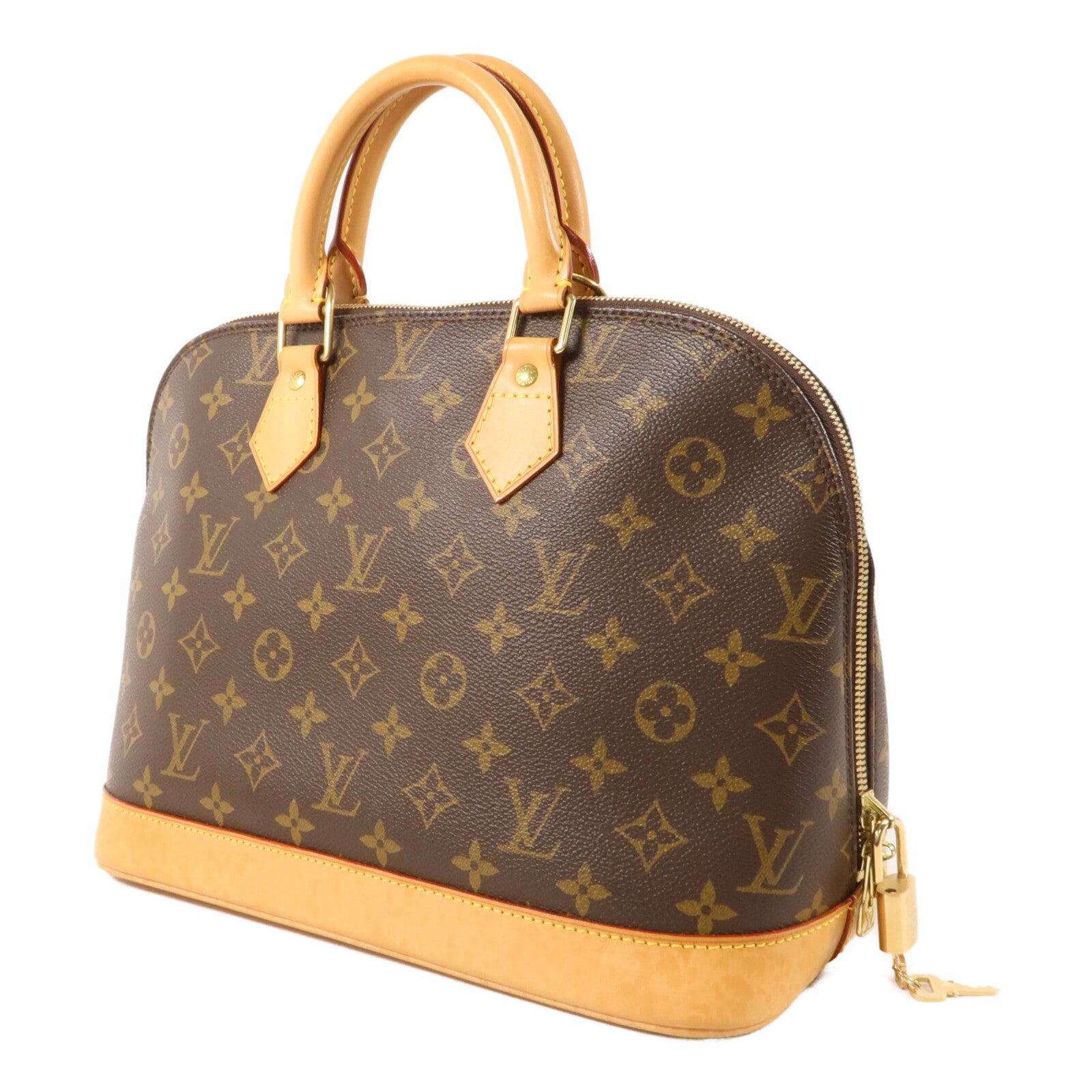 LOUIS VUITTON Monogram Alma PM金扣手挽袋