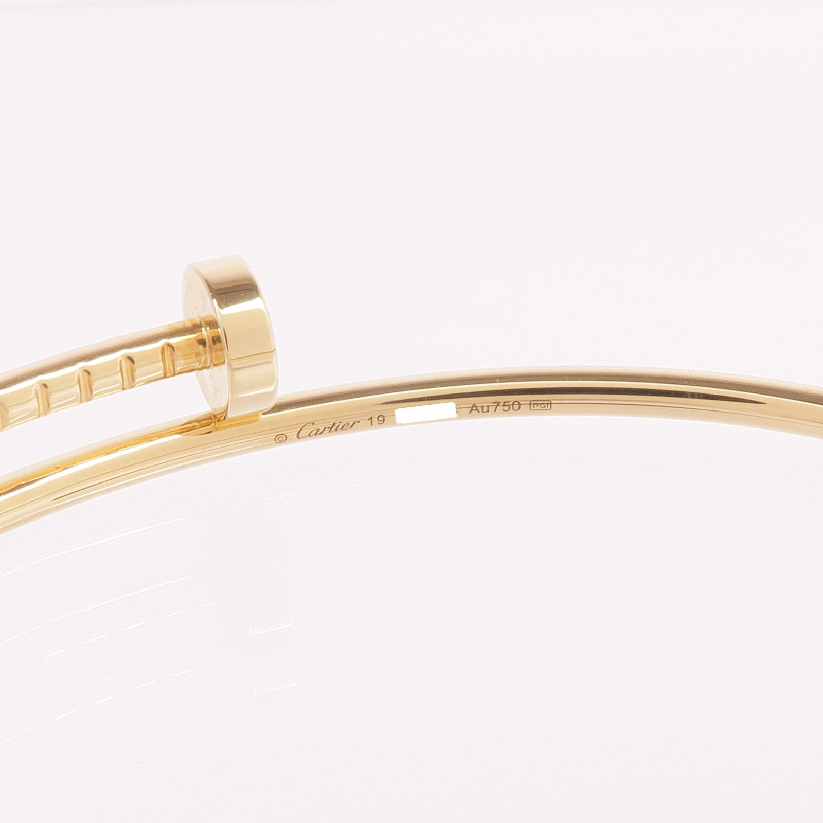 CARTIER 18K黃金Juste un Clou Bracelet Small Model手鐲Cartier#19