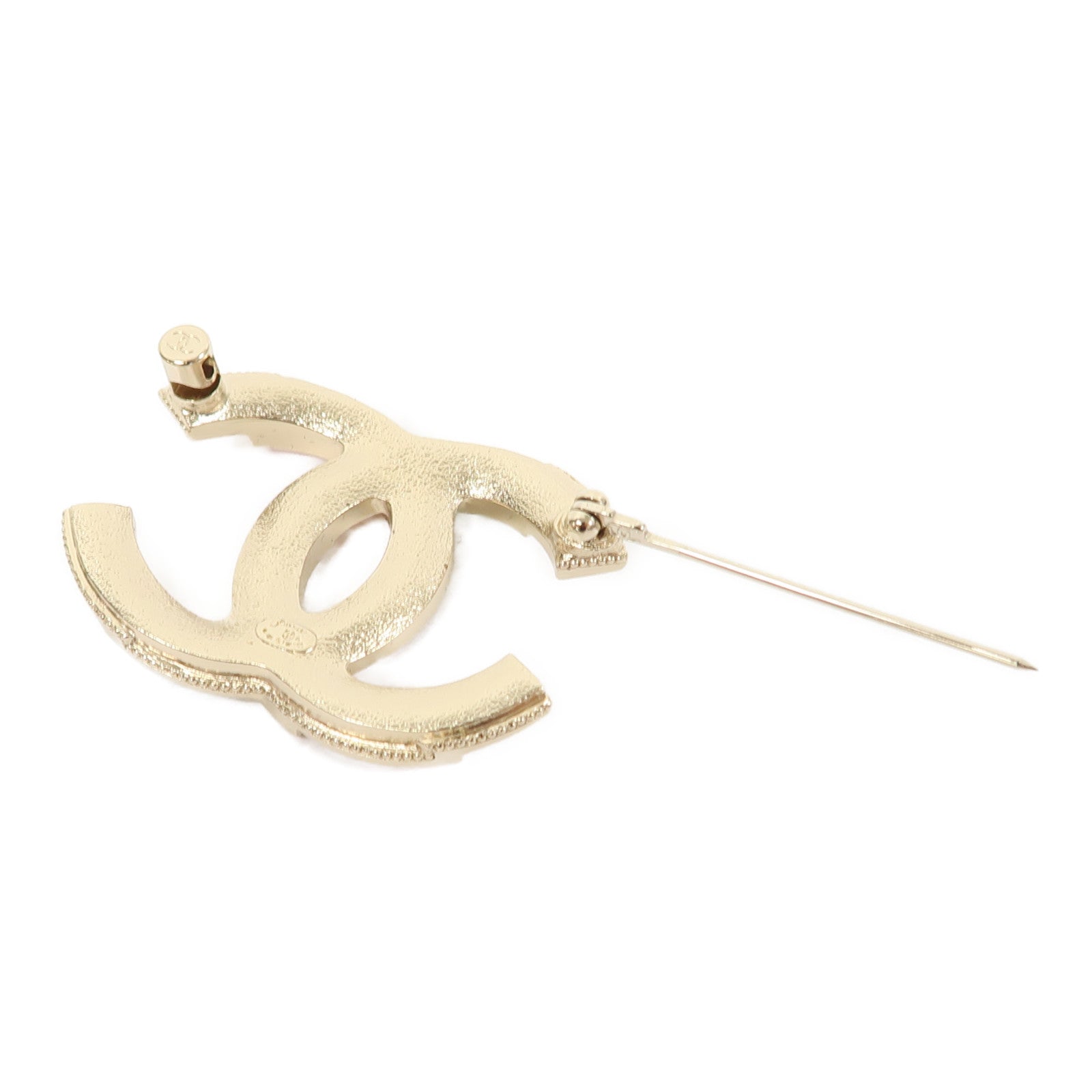 CHANEL 金屬Brooch胸針金色