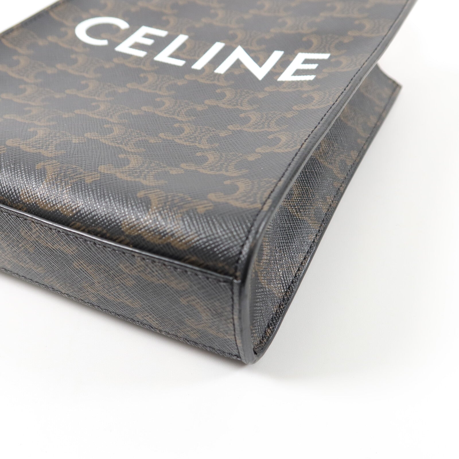 CELINE 塗層帆布Mini Vertical Cabas手挽肩背兩用袋