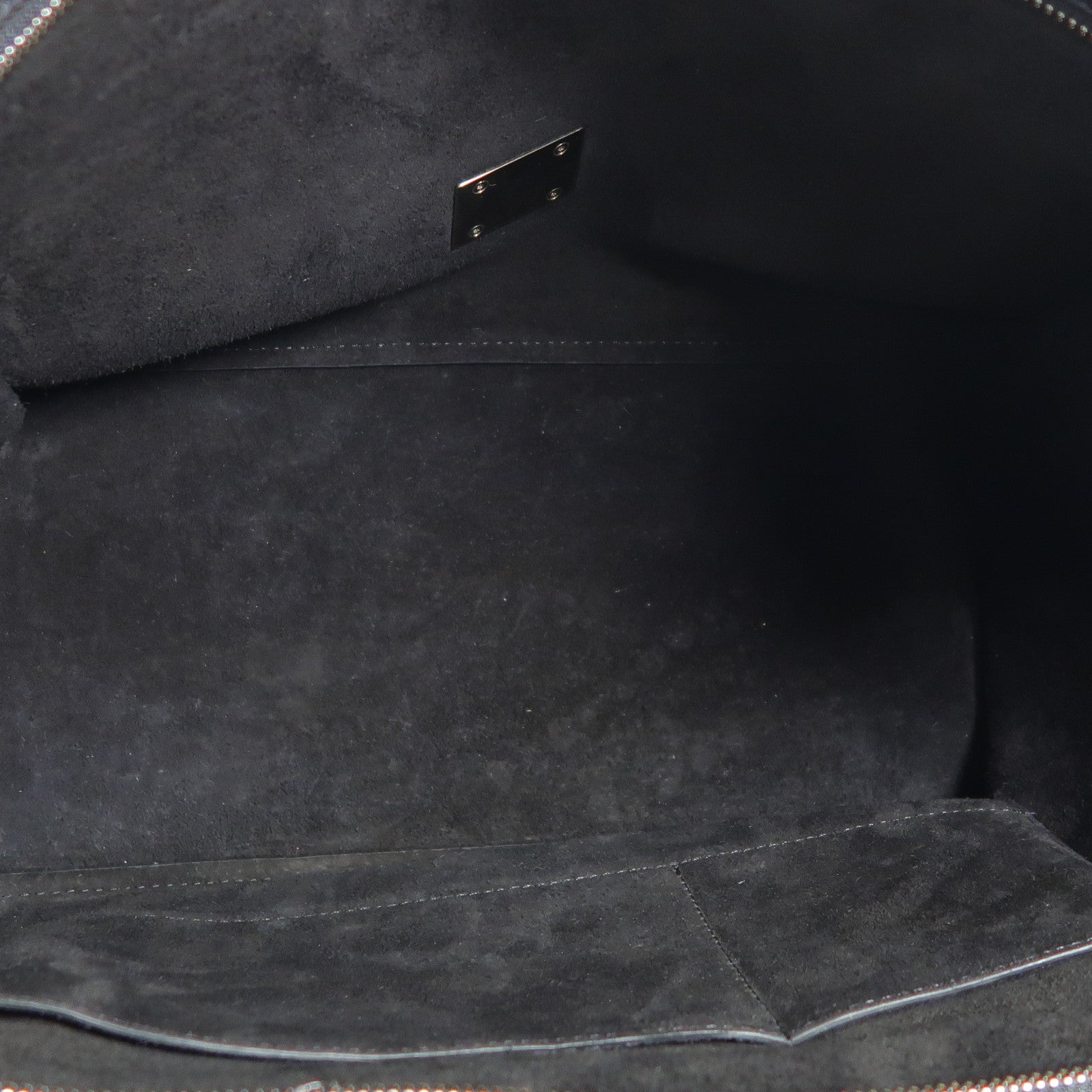 CELINE 牛皮皮革Trapeze銀扣手挽袋