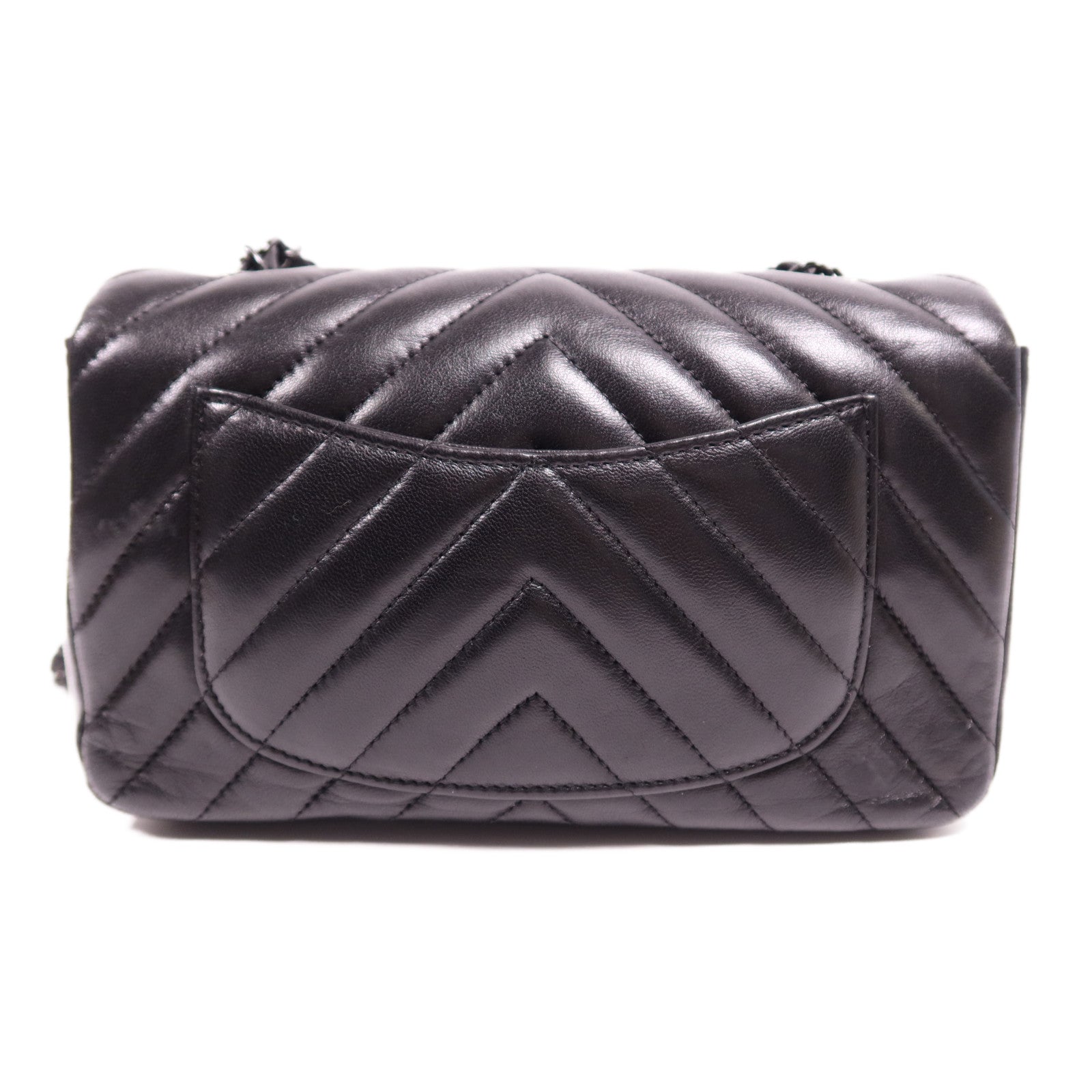 CHANEL 羊皮皮革Mini Classic 20肩背袋