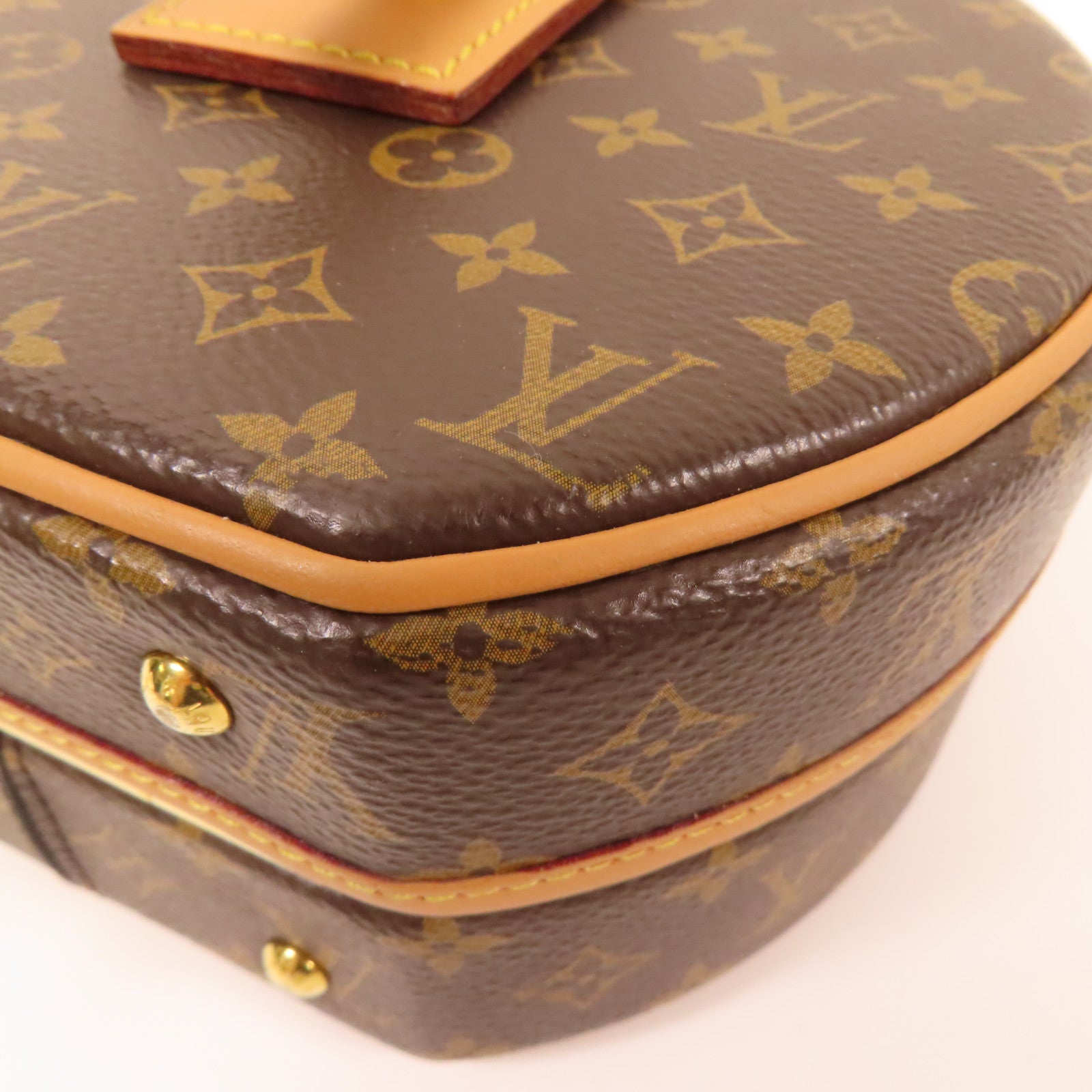 LOUIS VUITTON LV GHW Petite Boite Chapeau 2 Way Shoulder Bag Monogram M43514