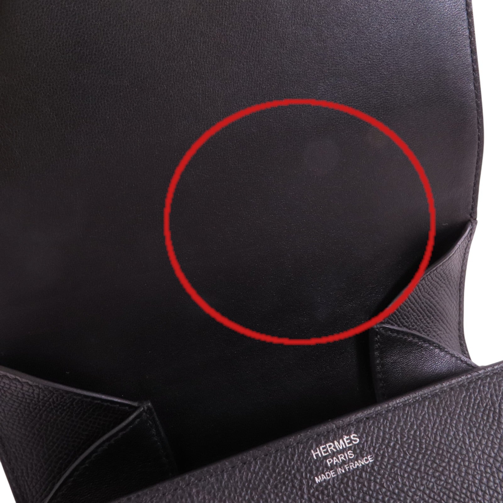 HERMES Epsom皮革Mini Della銀扣肩背袋