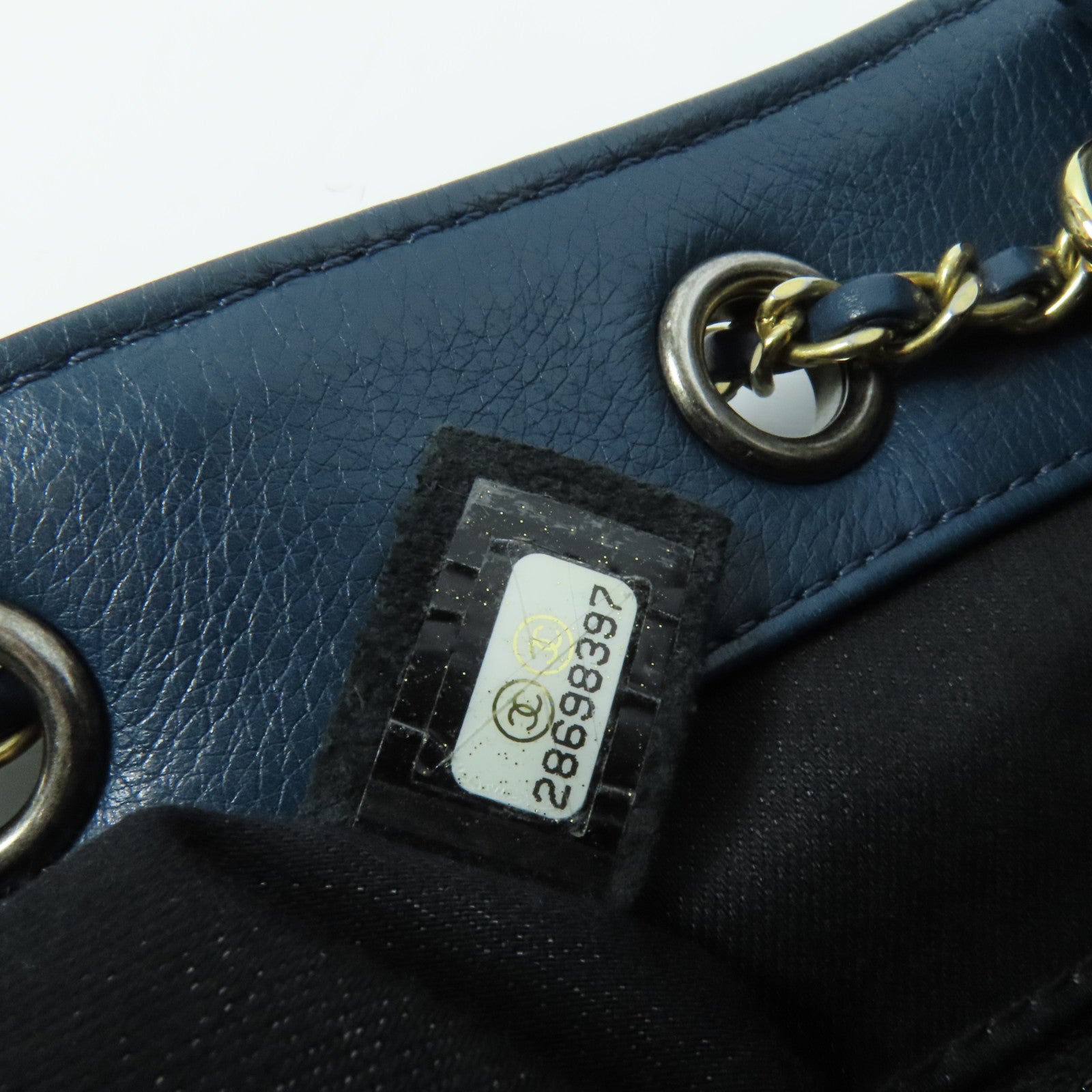 CHANEL 牛皮皮革Chain Shoulder鏈帶肩背袋
