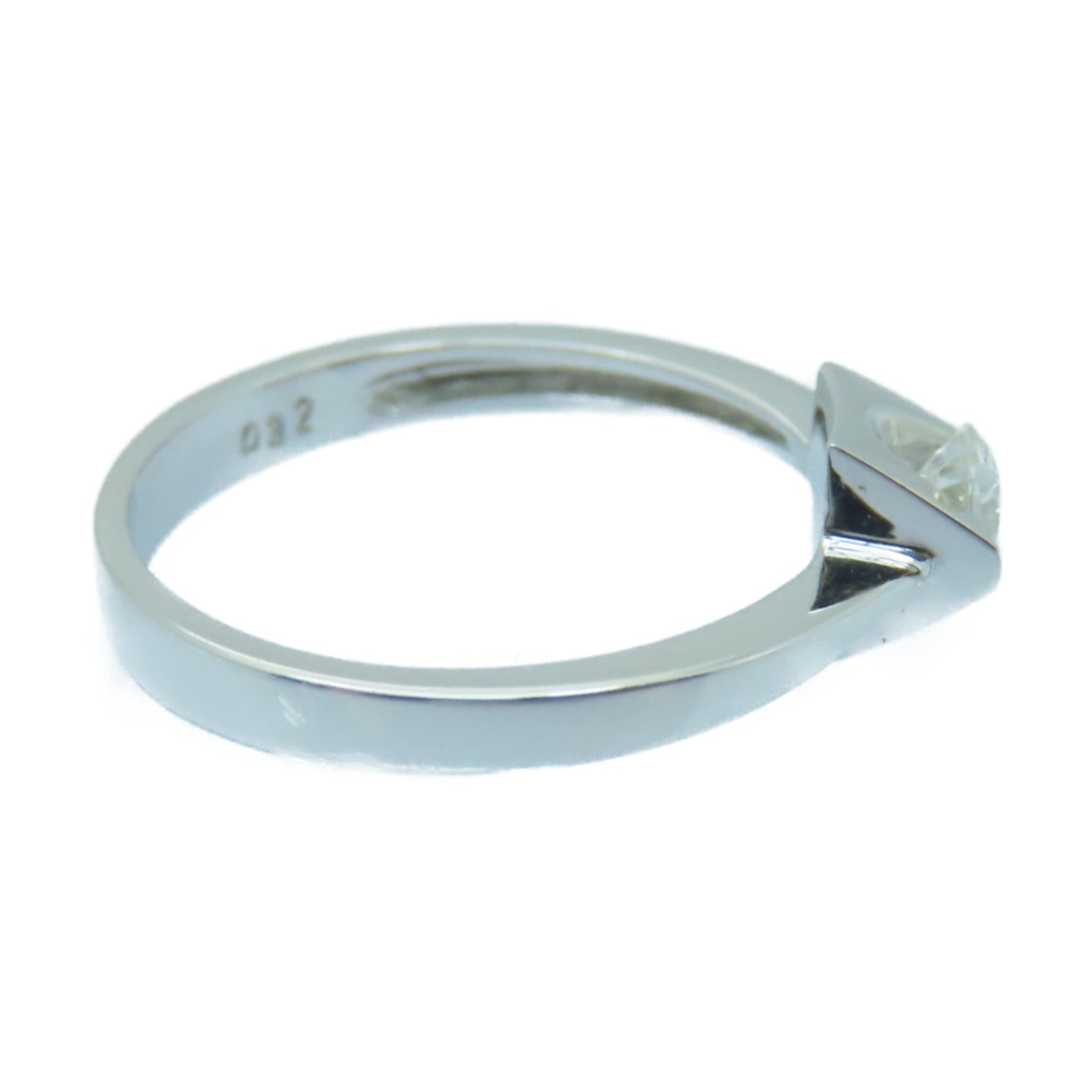 JEWELRY 【激減優惠】18K白金Diamond Ring 0.32ct鑽石戒指US#5.75