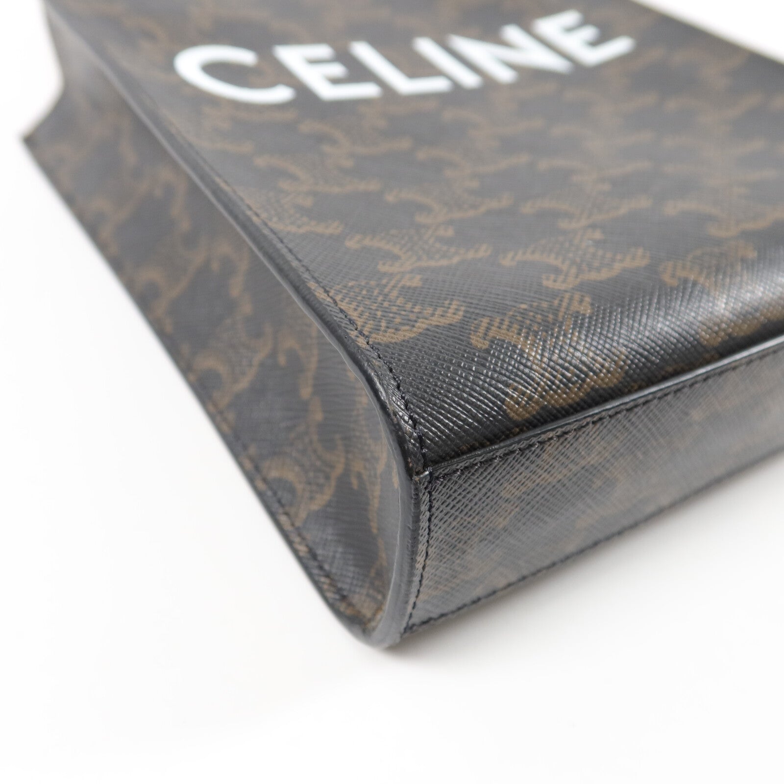 CELINE 塗層帆布Mini Vertical Cabas手挽肩背兩用袋