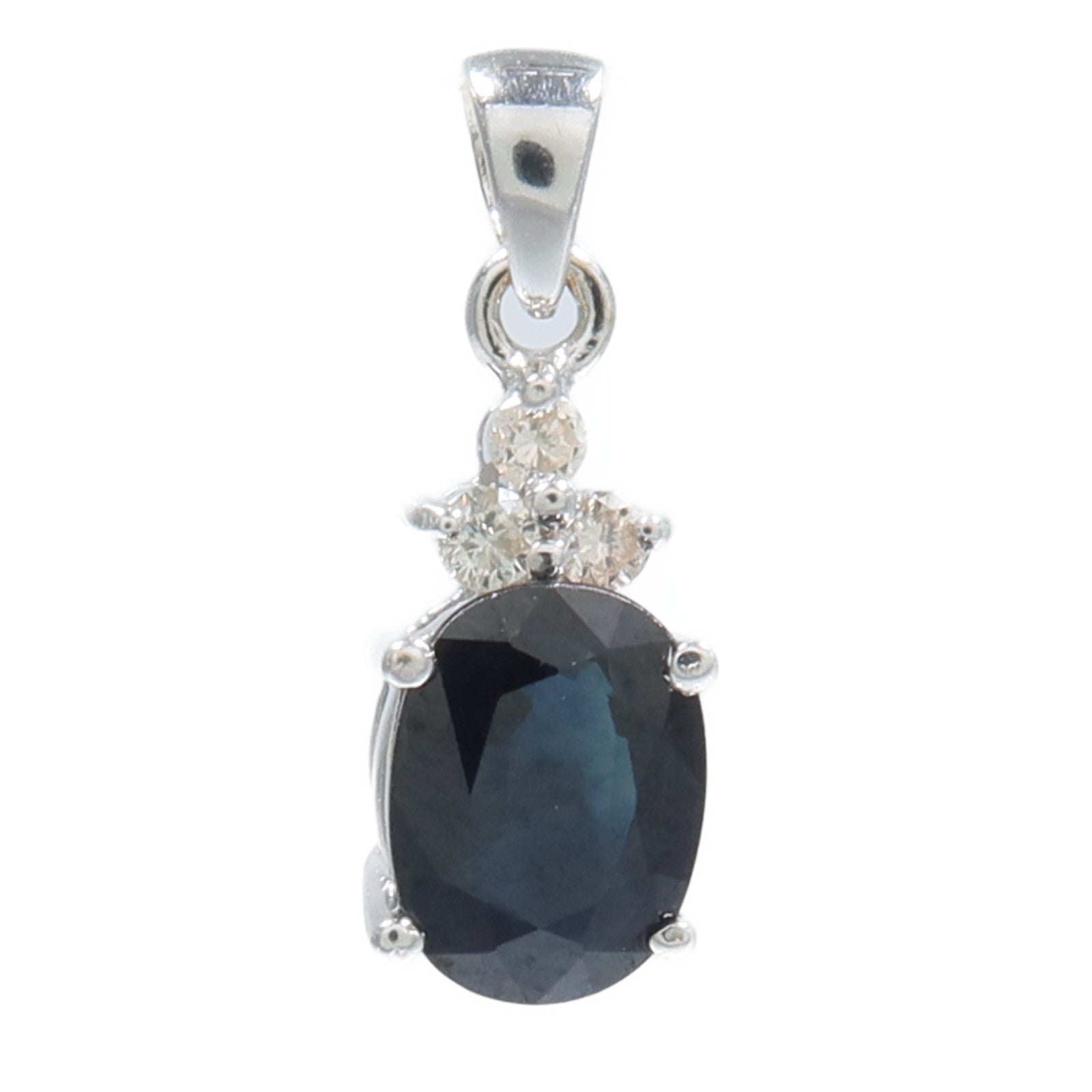 JEWELRY 18K白金Color Stone Top彩色寶石吊墜