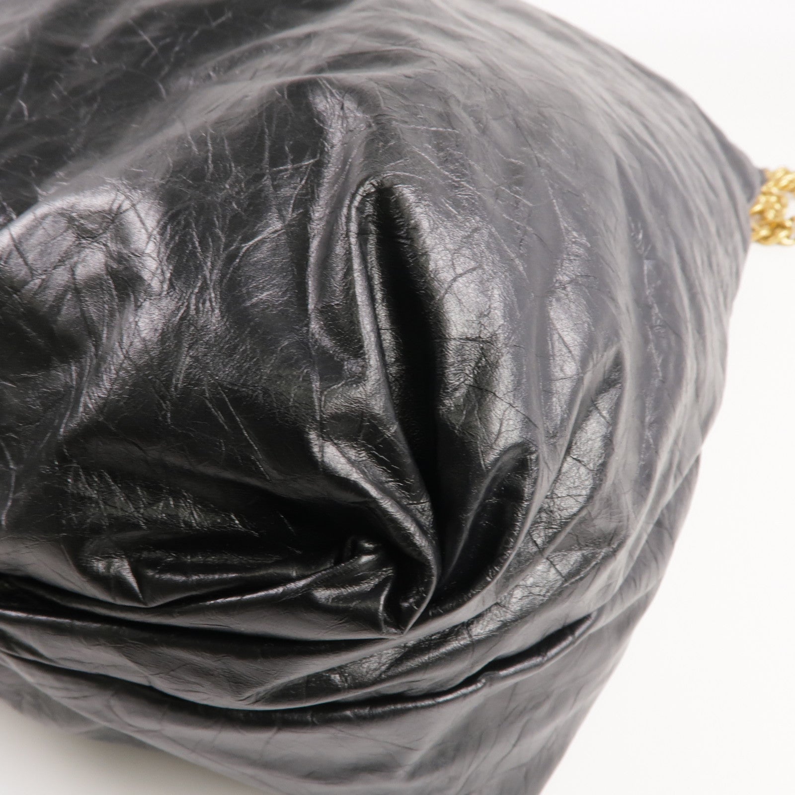 BALENCIAGA 牛皮皮革Crush Bag金扣鏈帶肩背袋