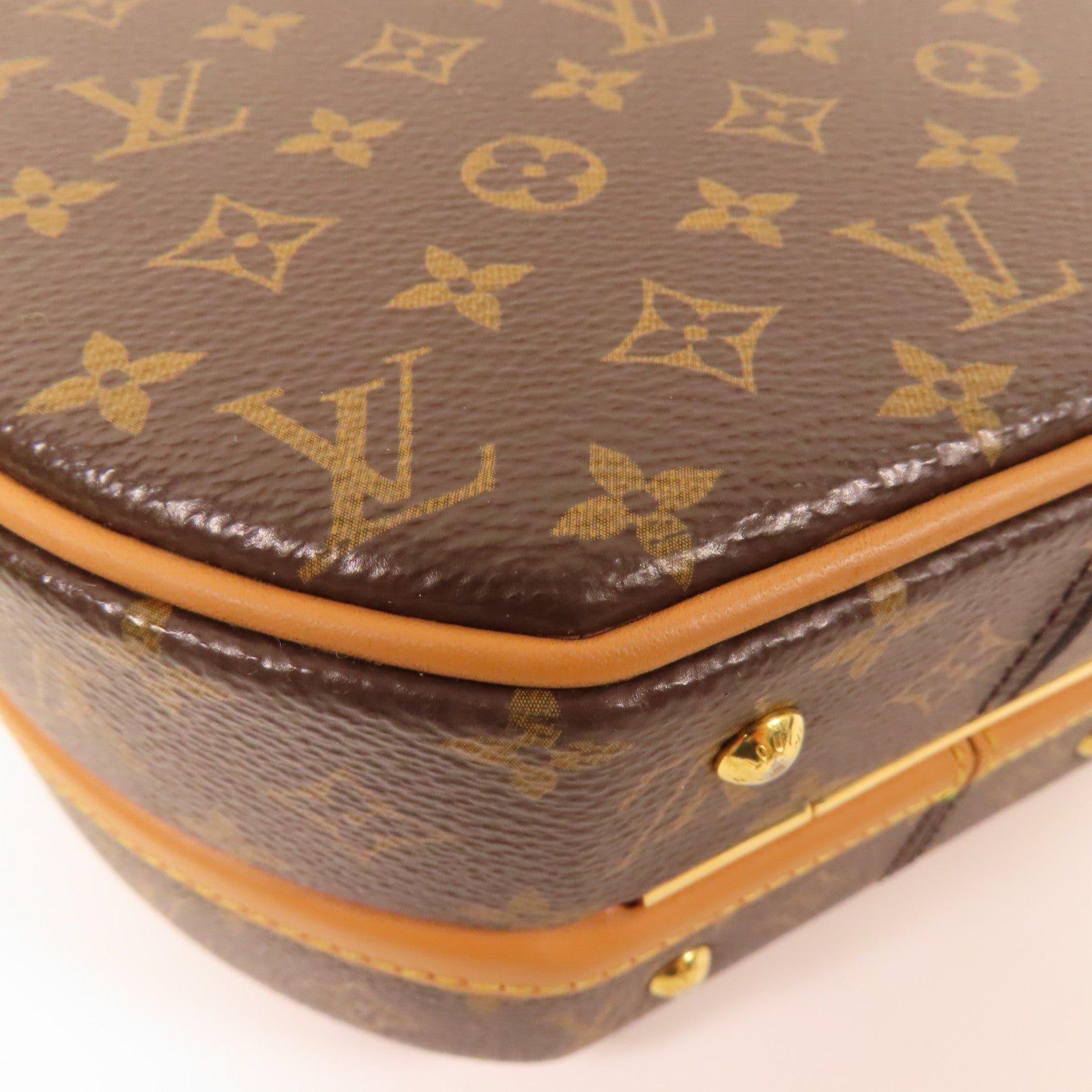 LOUIS VUITTON LV GHW Petite Boite Chapeau 2 Way Shoulder Bag Monogram M43514
