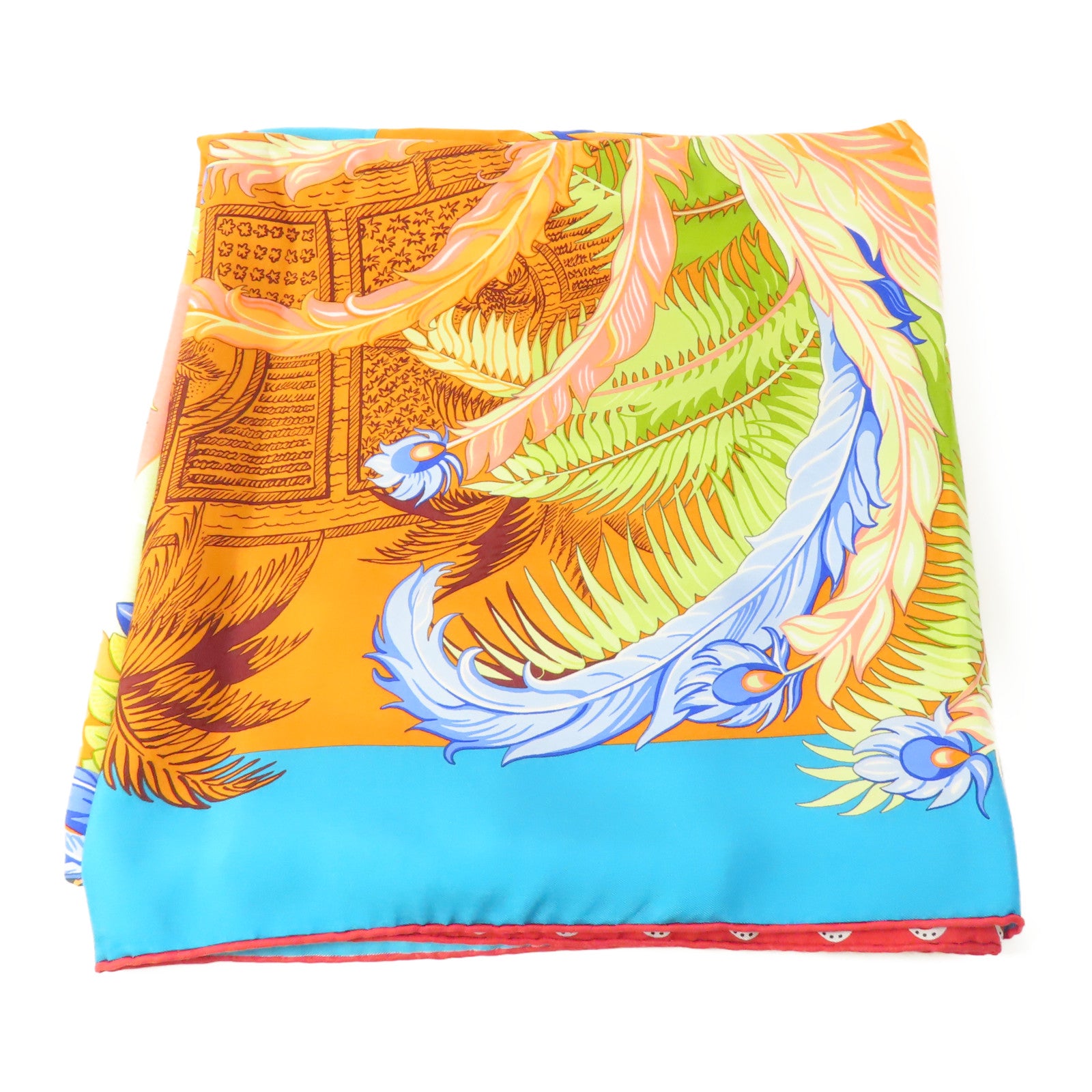 HERMES 絲質140x140圍巾